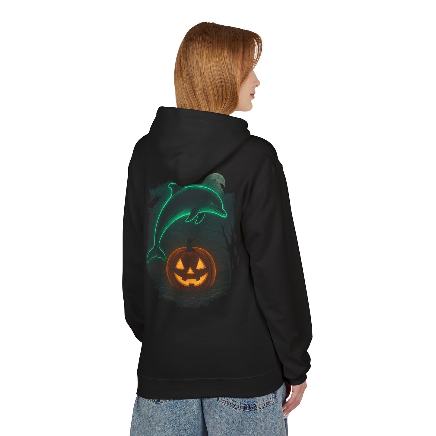 🎃👻 Lucky the Dolphin Halloween Hoodie (Unisex) 👻🎃