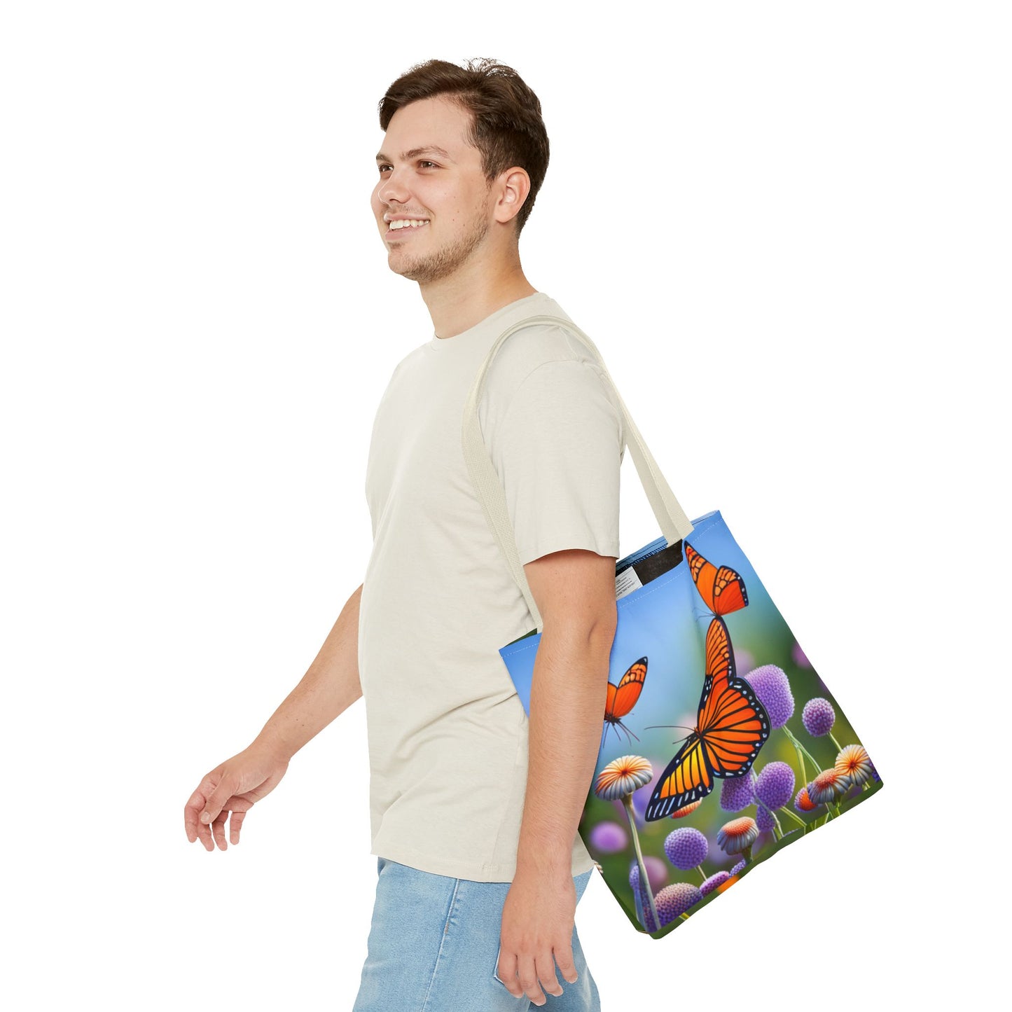 Tote Bag (AOP) (Butterflies)