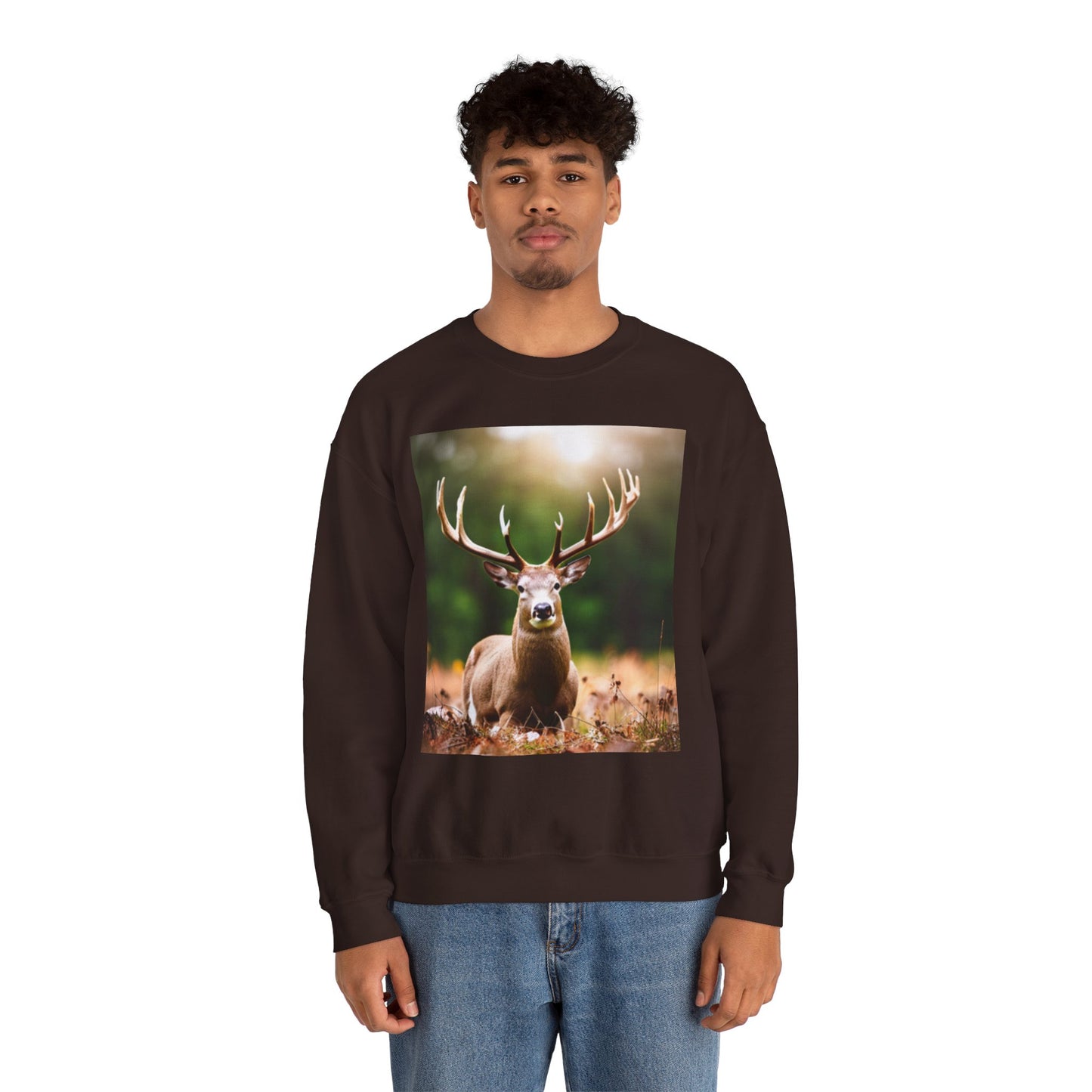 Unisex Heavy Blend™ Crewneck Sweatshirt (Deer)