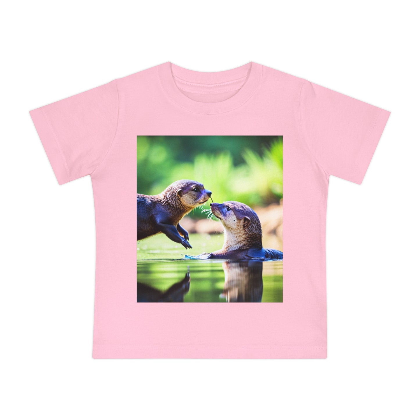 Baby Short Sleeve T-Shirt (River Otter)