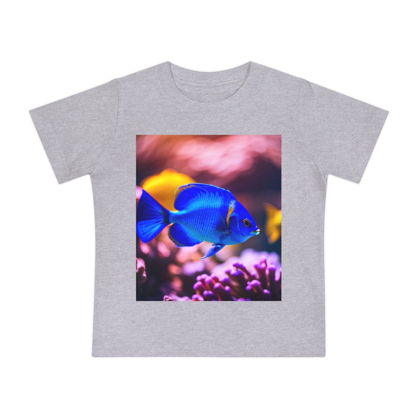 Baby Short Sleeve T-Shirt (Blue Fish)