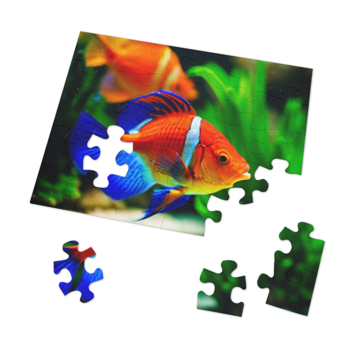 Jigsaw Puzzle (30, 110, 252, 500, and 1000-Piece) (Orange Fish)