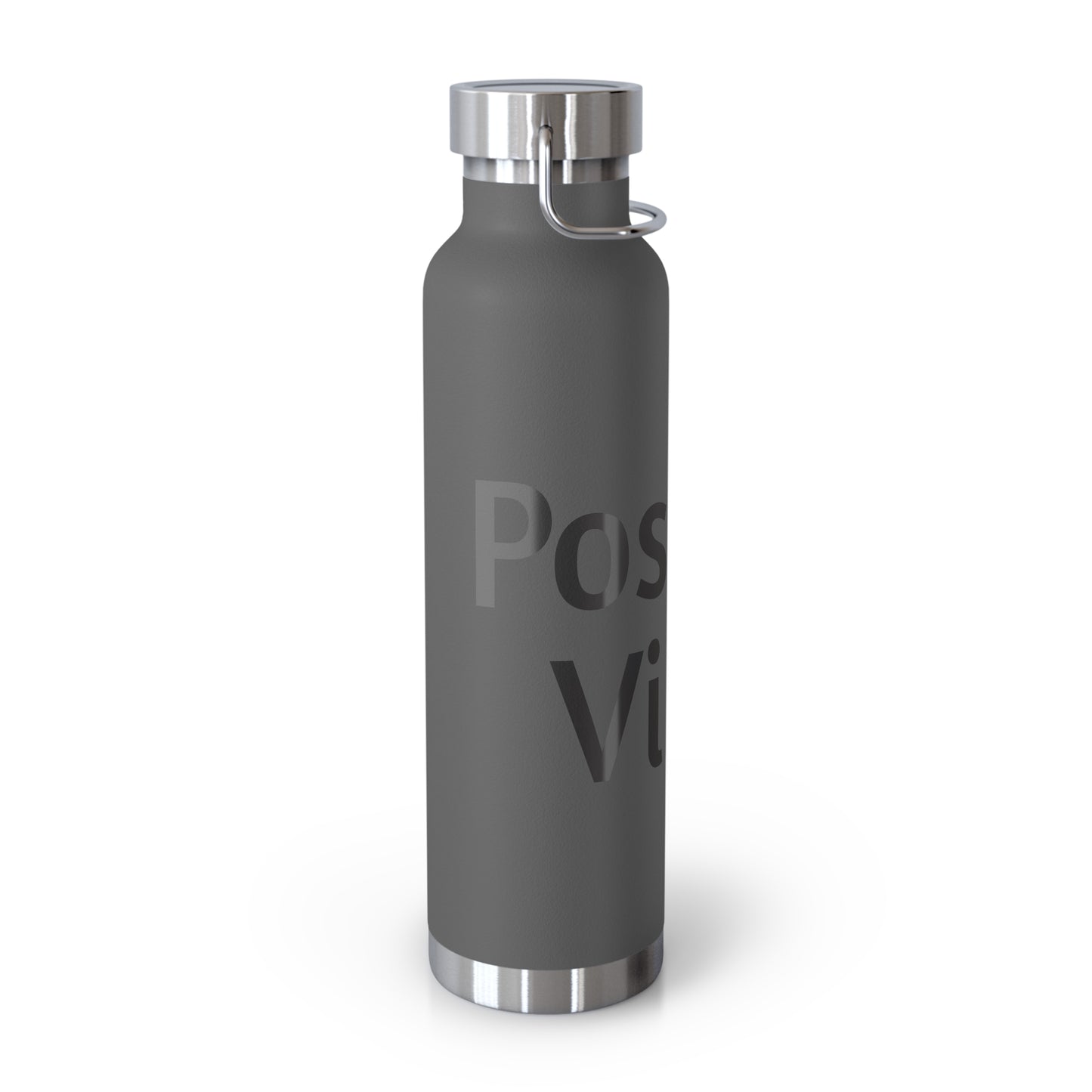 Copper Vacuum Insulated Bottle, 22oz (Positive Vibes)