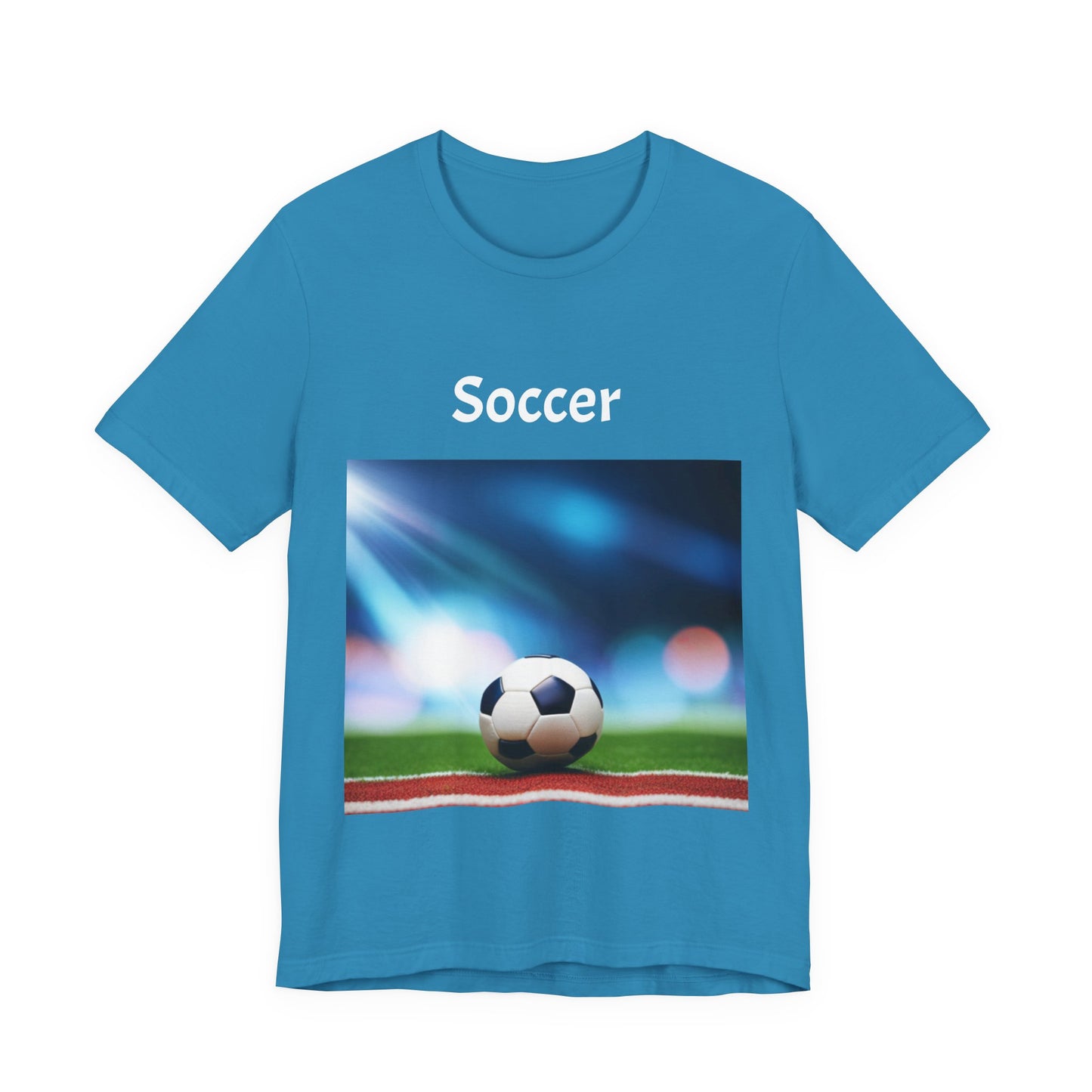 Unisex Jersey Short Sleeve Tee (Soccer Ball)