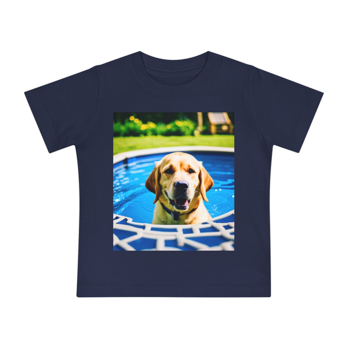 Baby Short Sleeve T-Shirt (Yellow Lab)