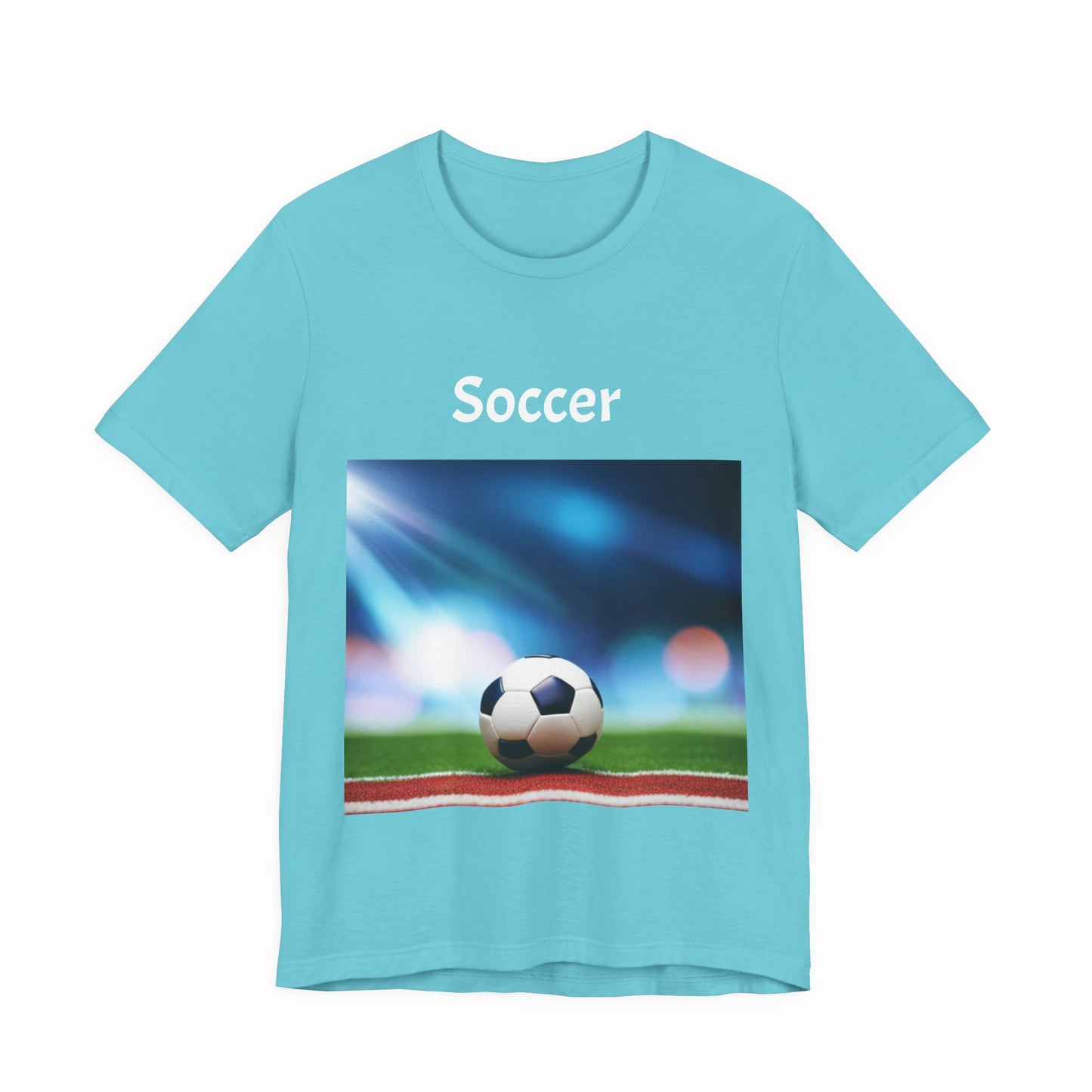 Unisex Jersey Short Sleeve Tee (Soccer Ball)
