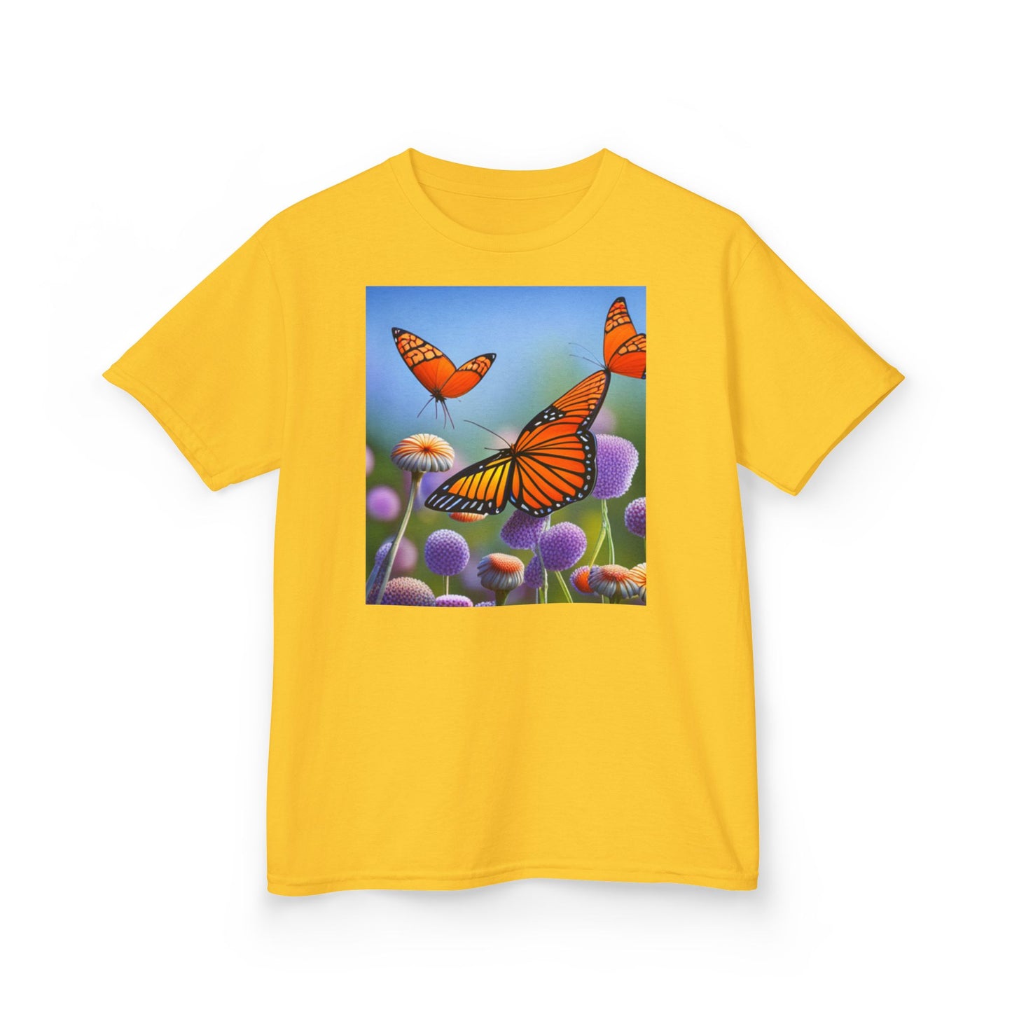 Kids Heavy Cotton™ Tee (Monarch Butterfly)