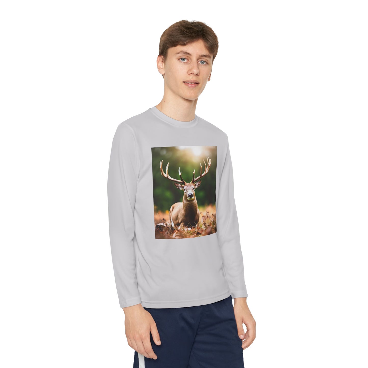 Youth Long Sleeve Competitor Tee (Deer)
