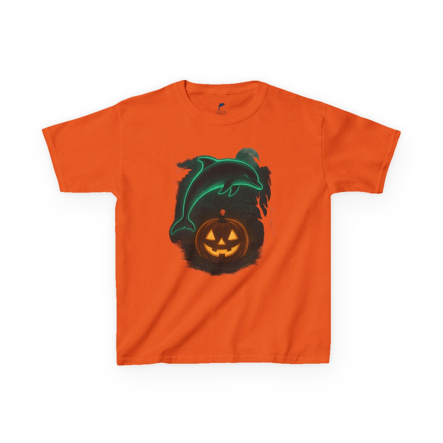 🎃👻 Lucky the Dolphin Halloween T-Shirt for kids 👻🎃
