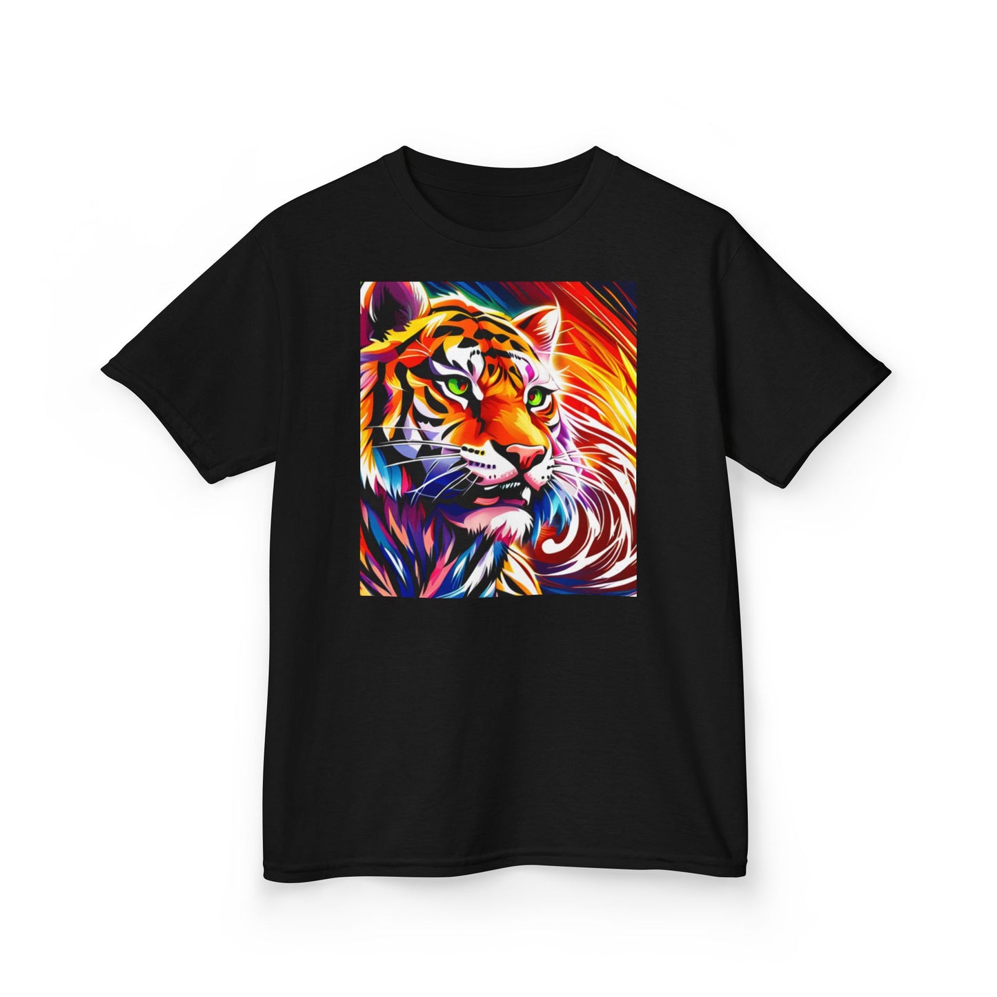 Kids Heavy Cotton™ Tee (Tiger Colorful)