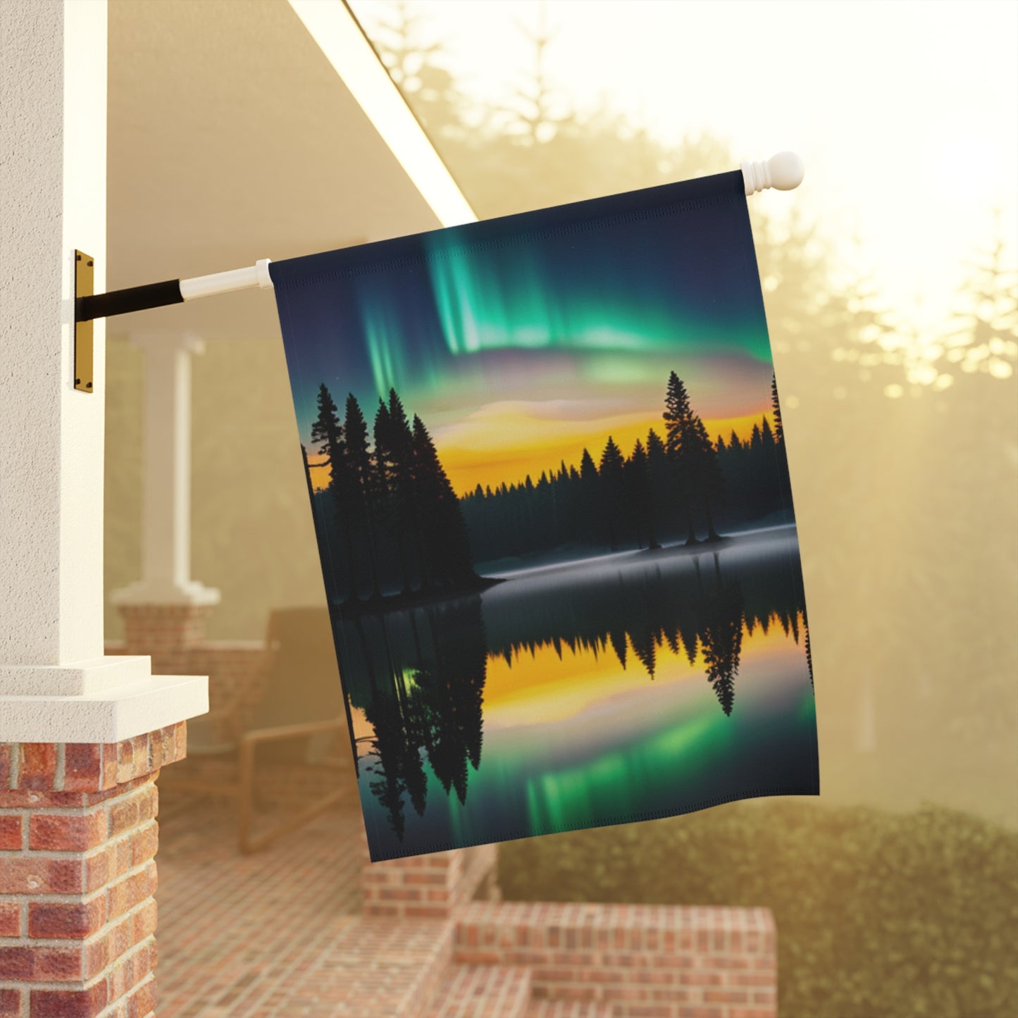 Garden & House Banner (Northern Lights)