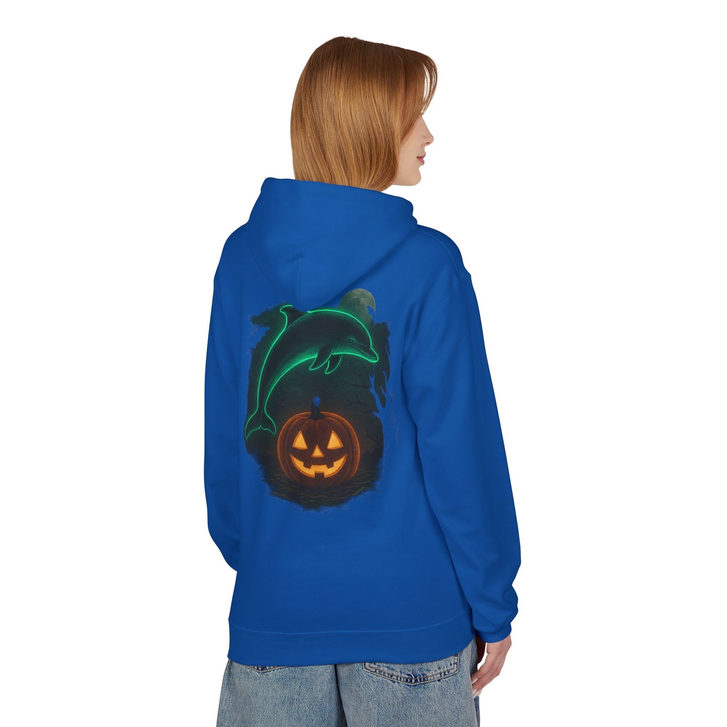 🎃👻 Lucky the Dolphin Halloween Hoodie (Unisex) 👻🎃