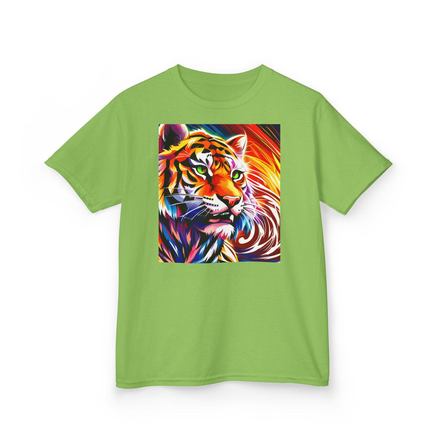 Kids Heavy Cotton™ Tee (Tiger Colorful)