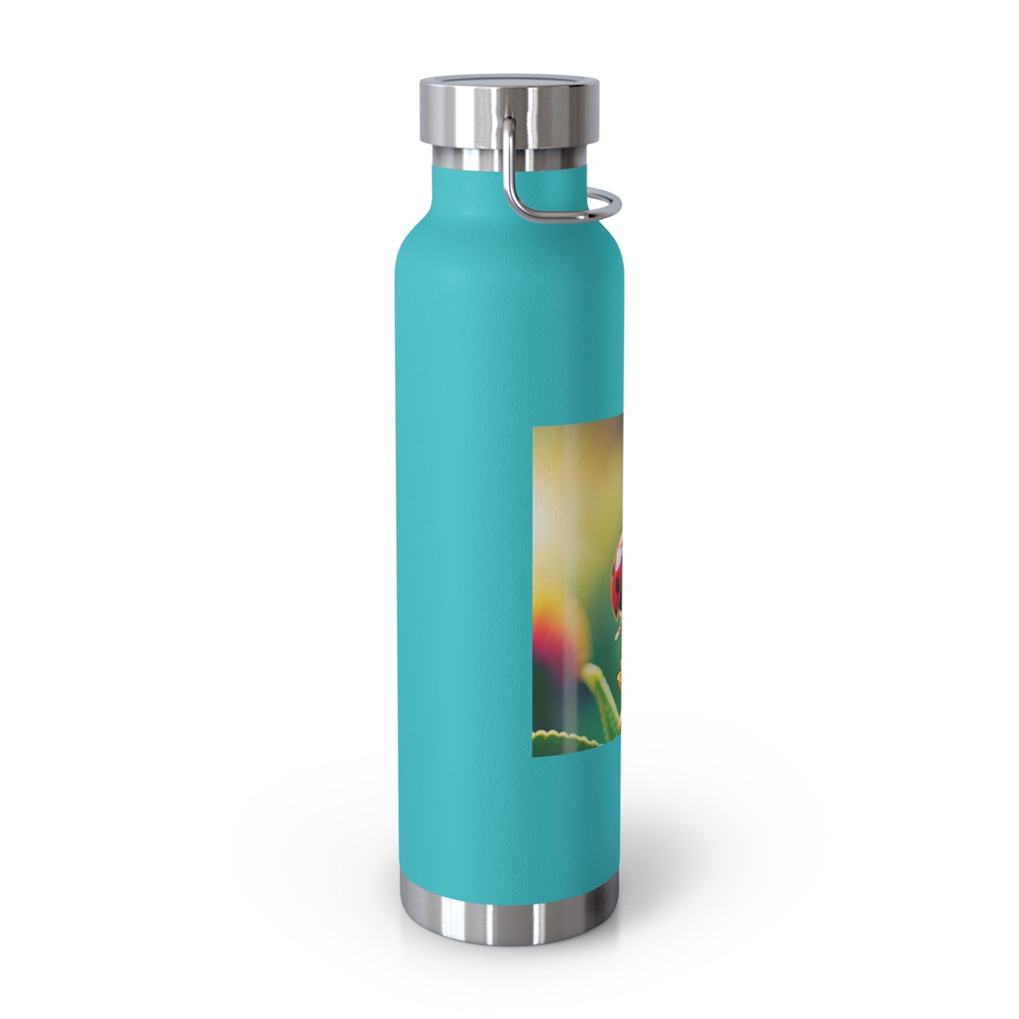 Copper Vacuum Insulated Bottle, 22oz (Lady Bug)