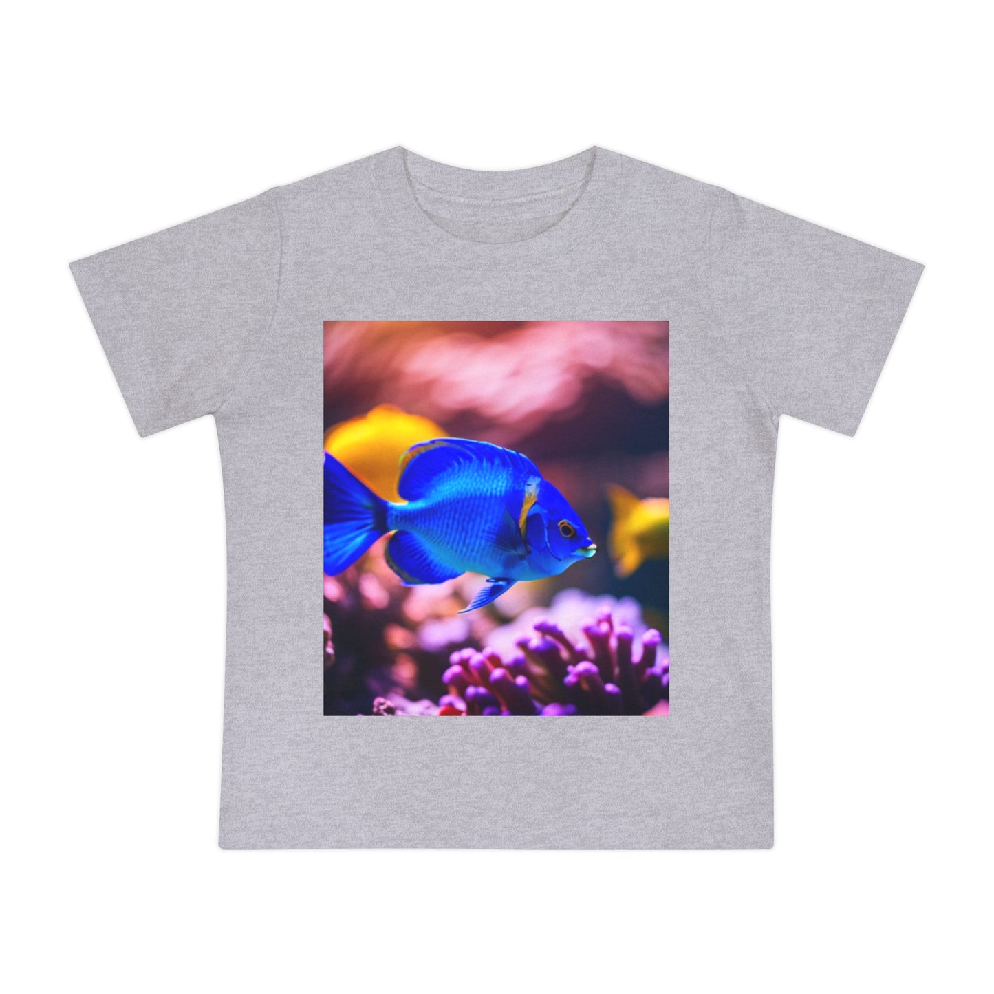 Baby Short Sleeve T-Shirt (Blue Fish)