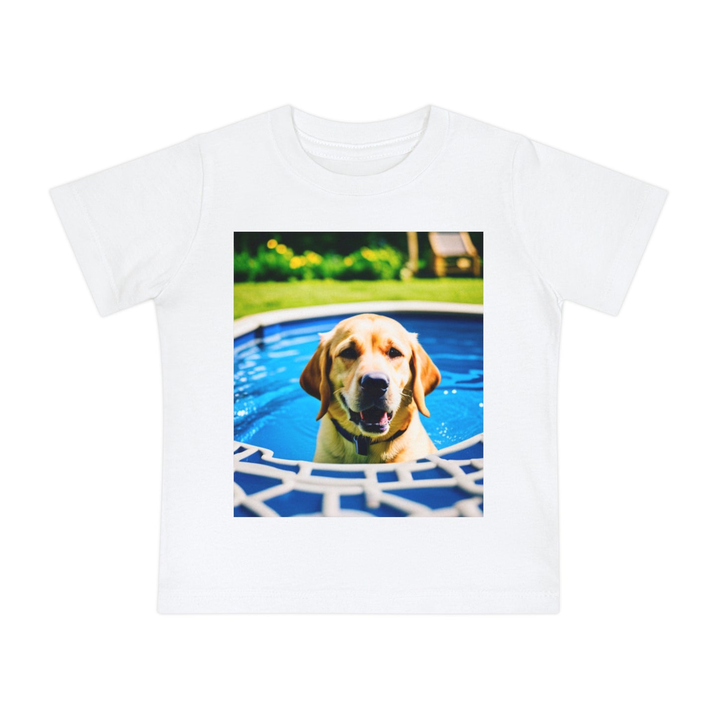 Baby Short Sleeve T-Shirt (Yellow Lab)