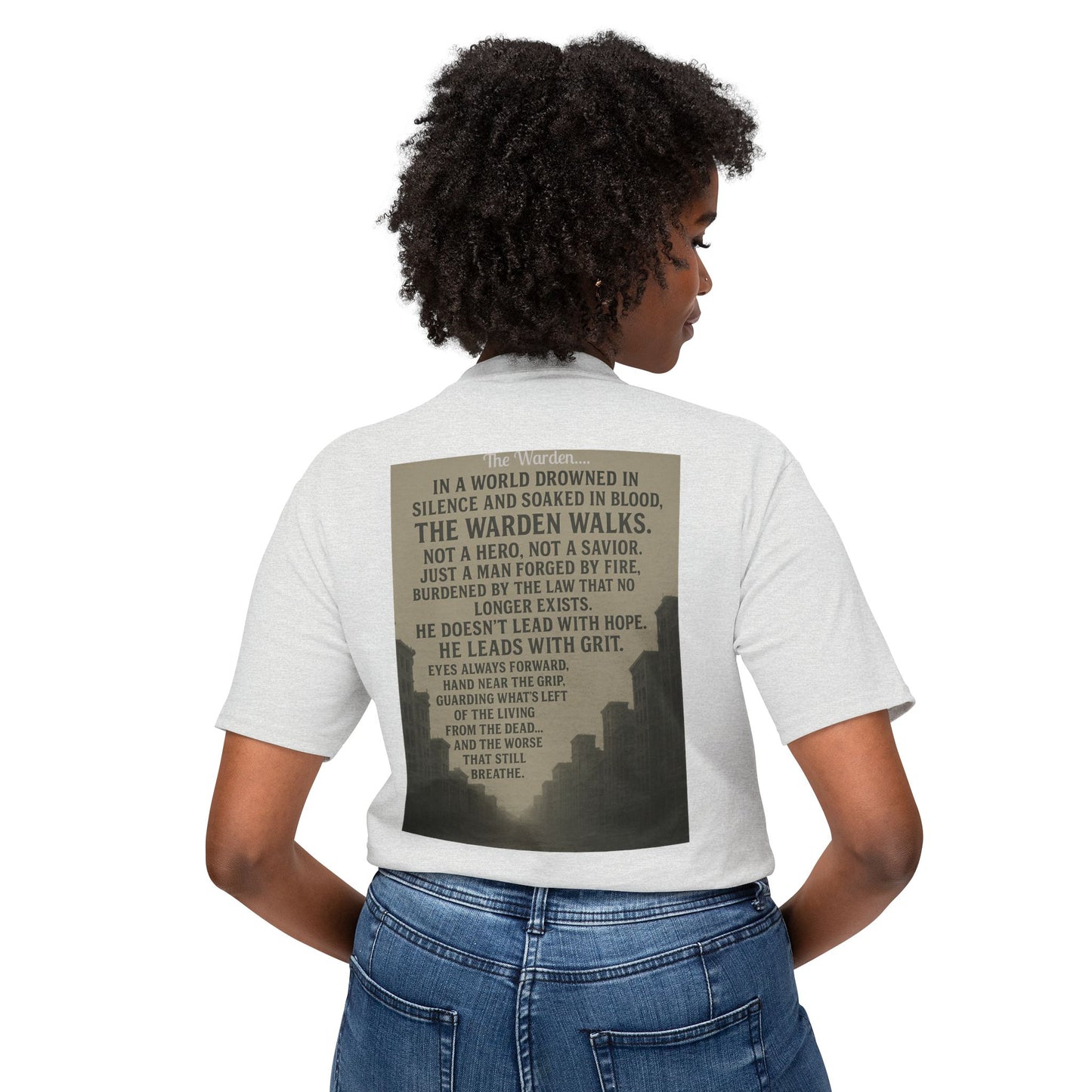 Lone Warden – Code of the New World Tee