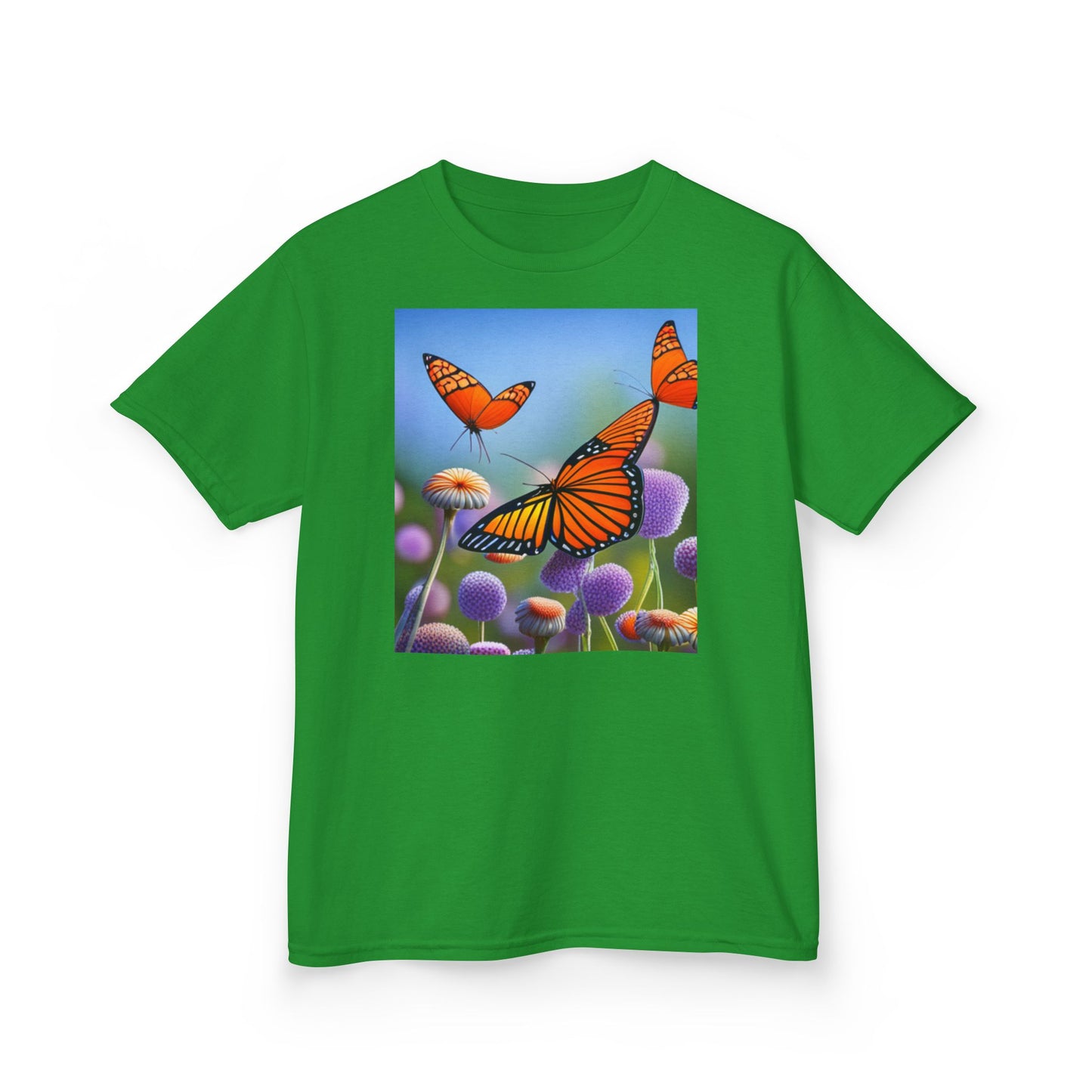 Kids Heavy Cotton™ Tee (Monarch Butterfly)