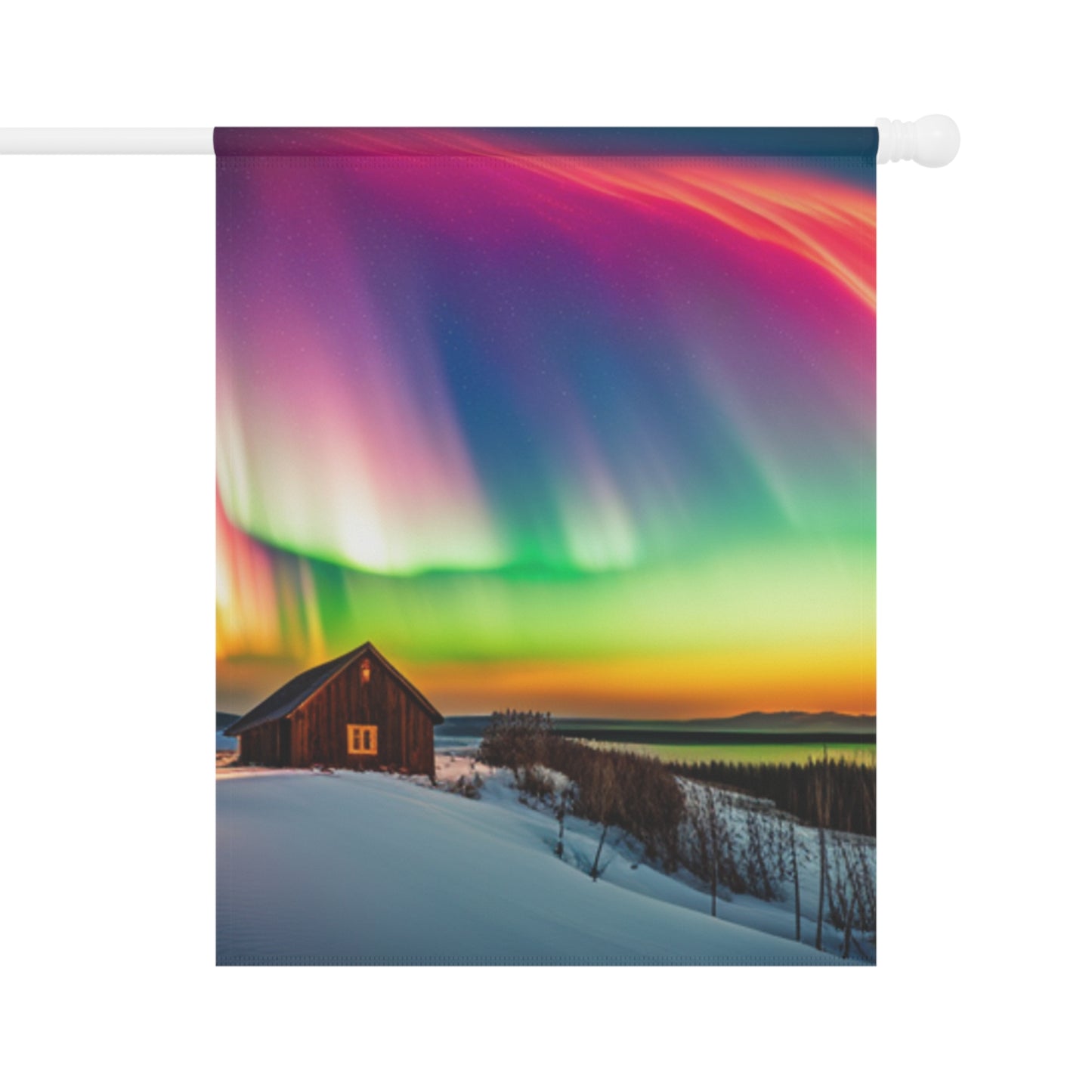 Garden & House Banner (Northern Lights)