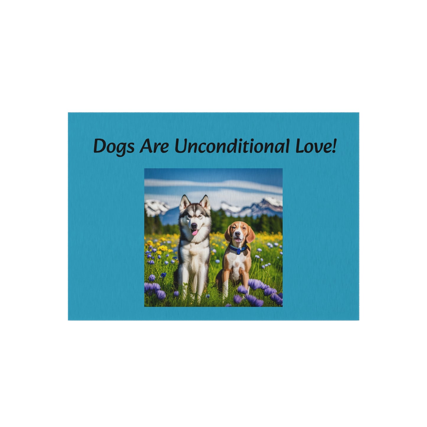 Outdoor Rug (Dogs Love)