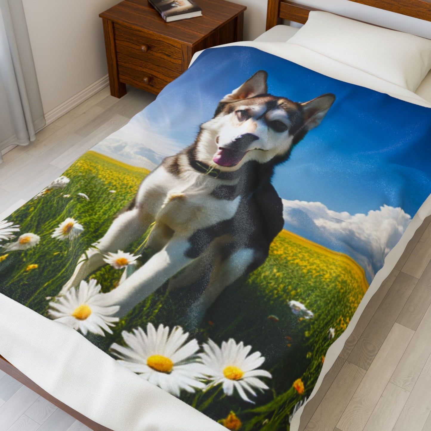 Velveteen Plush Blanket (Husky)