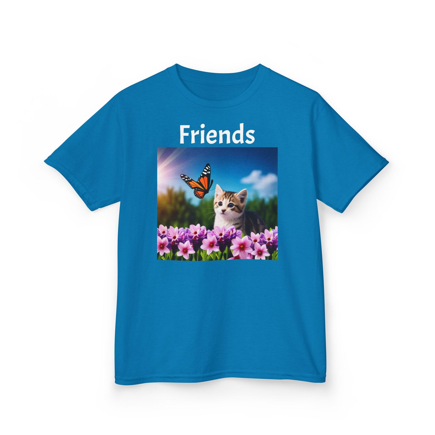 Kids Heavy Cotton™ Tee (Kitten/Friends)