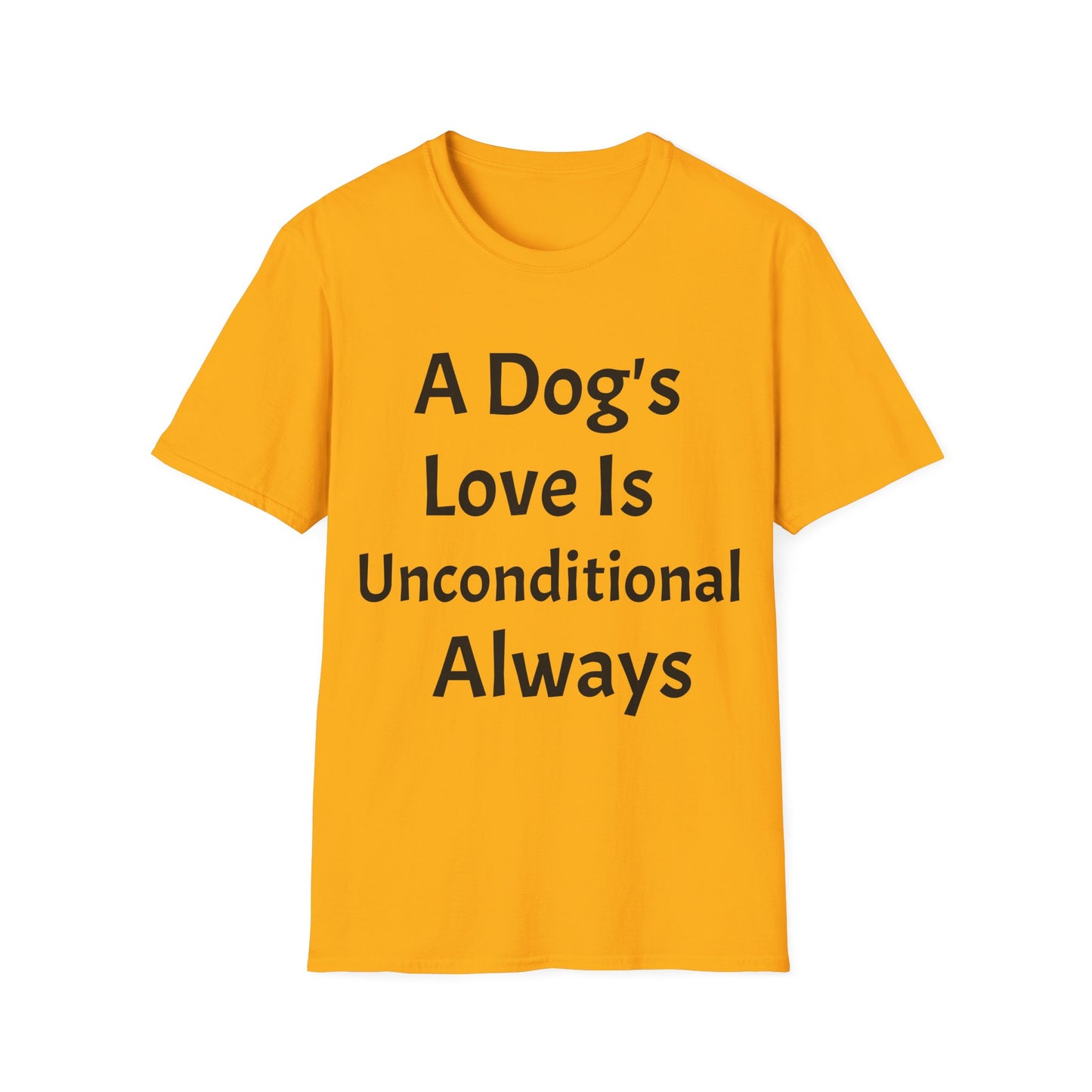 Unisex Softstyle T-Shirt (Dog's Love)