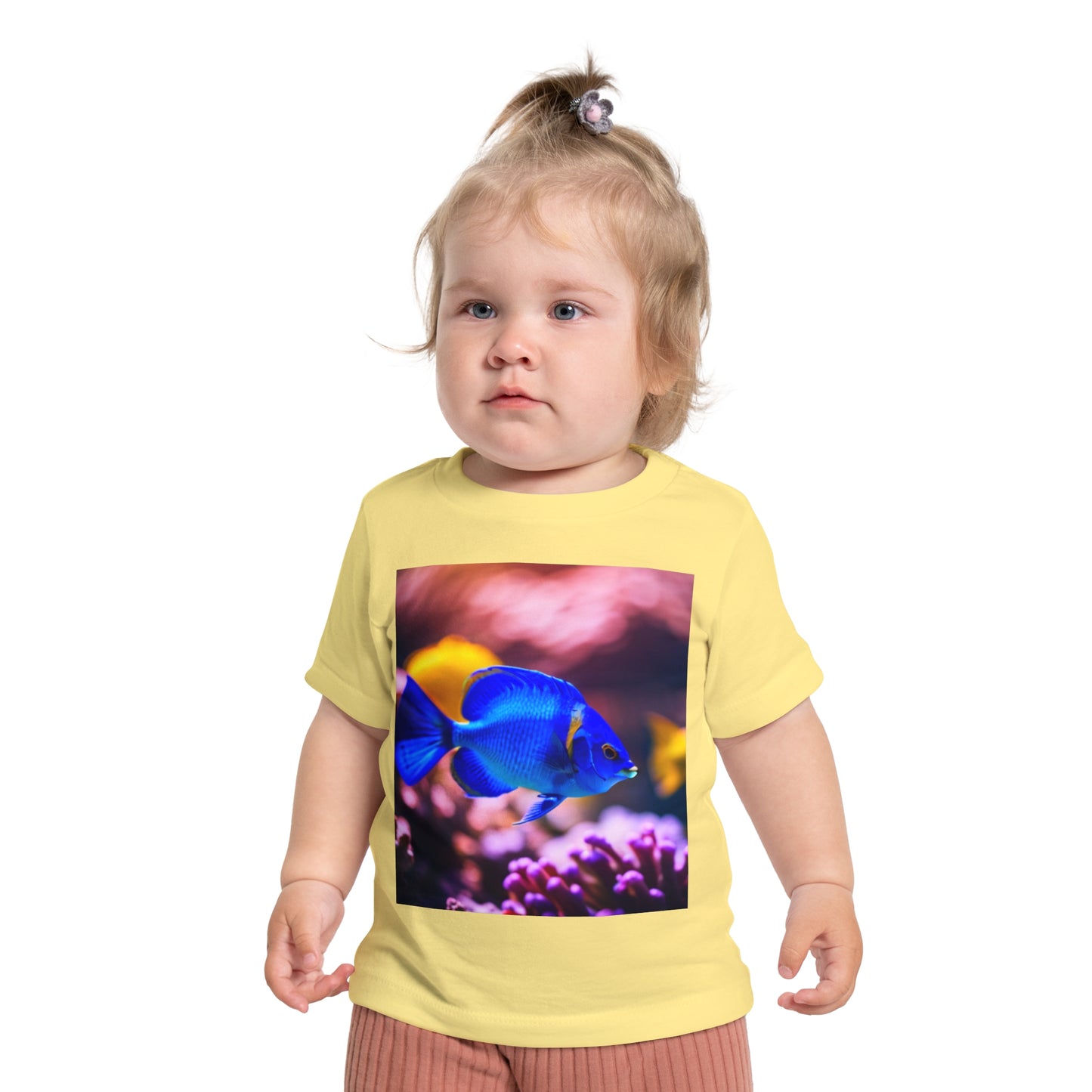 Baby Short Sleeve T-Shirt (Blue Fish)