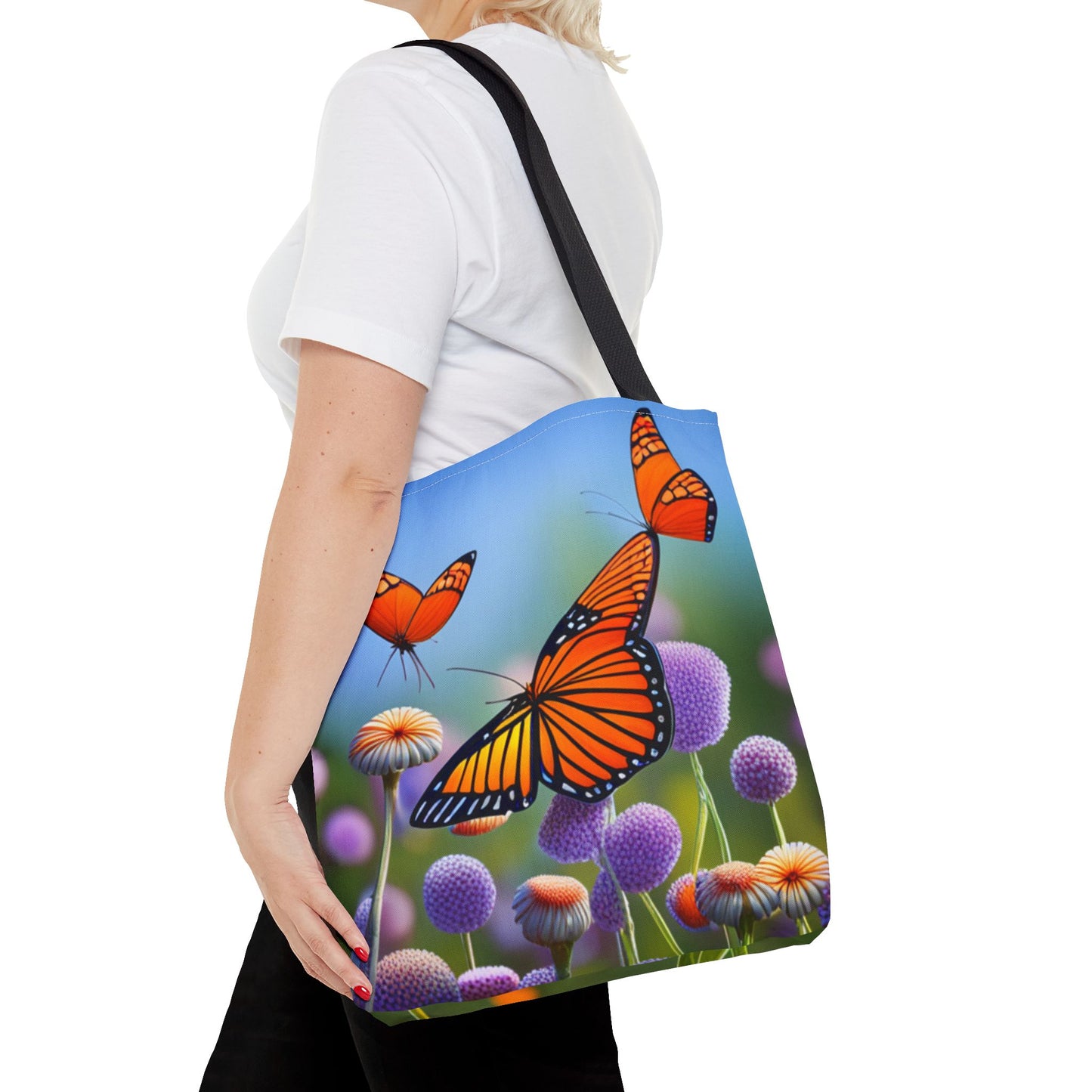 Tote Bag (AOP) (Butterflies)