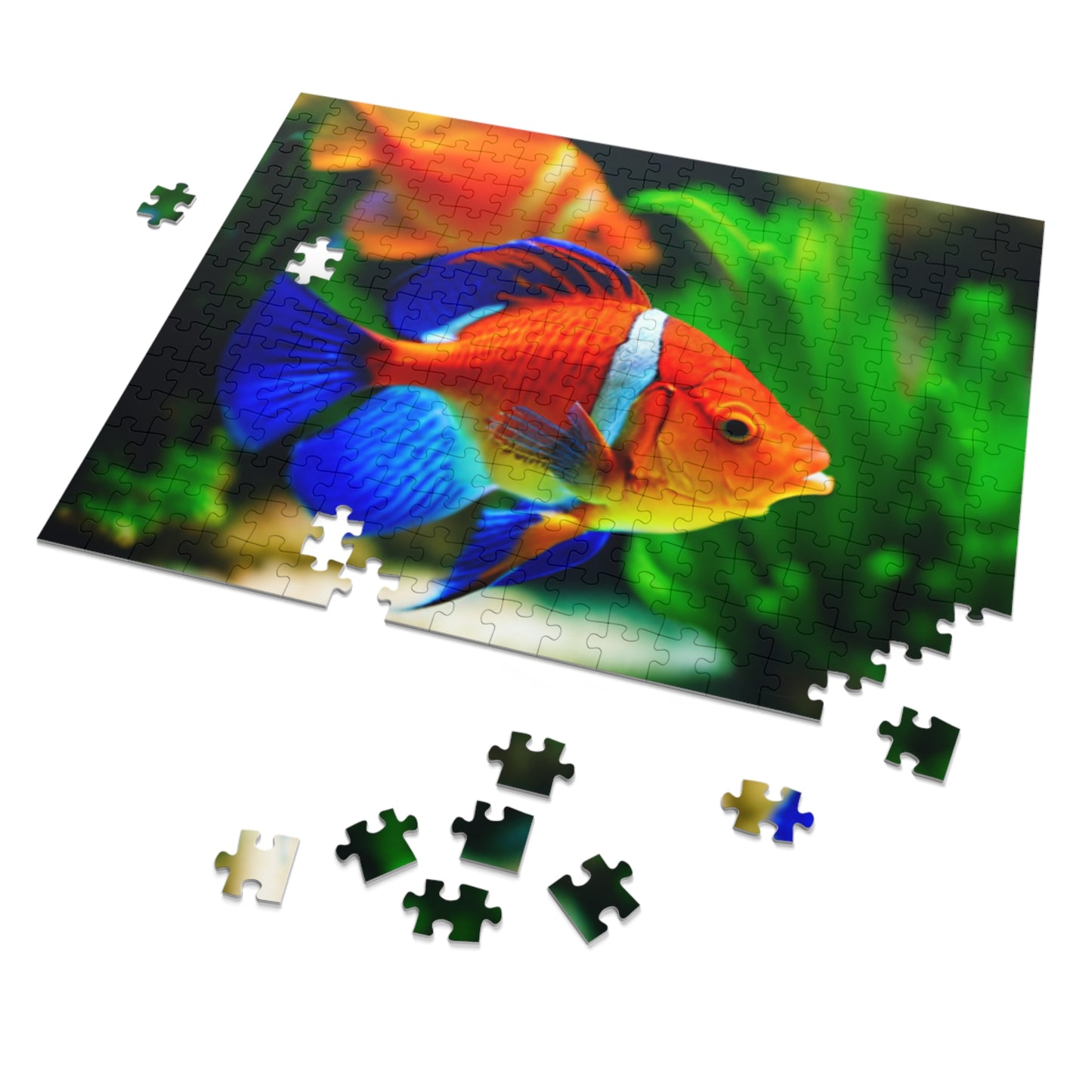 Jigsaw Puzzle (30, 110, 252, 500, and 1000-Piece) (Orange Fish)
