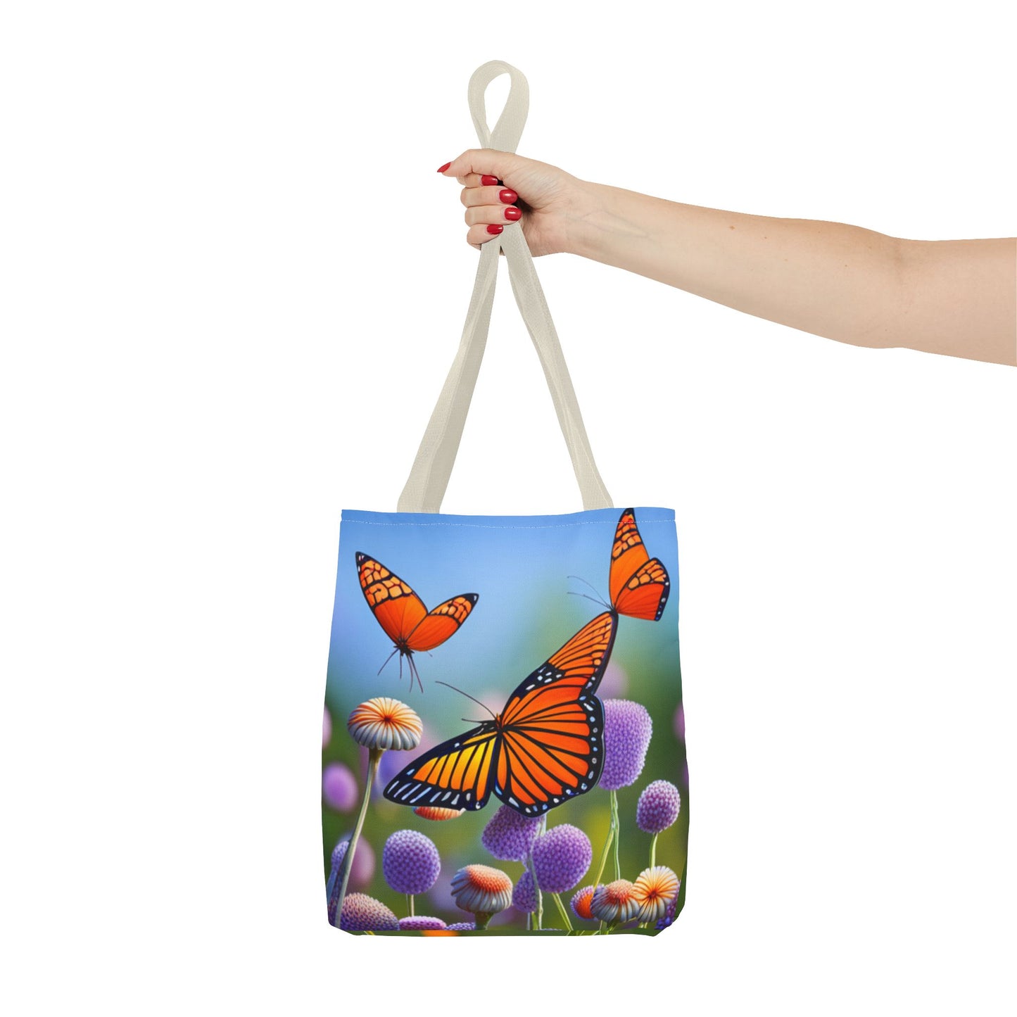 Tote Bag (AOP) (Butterflies)