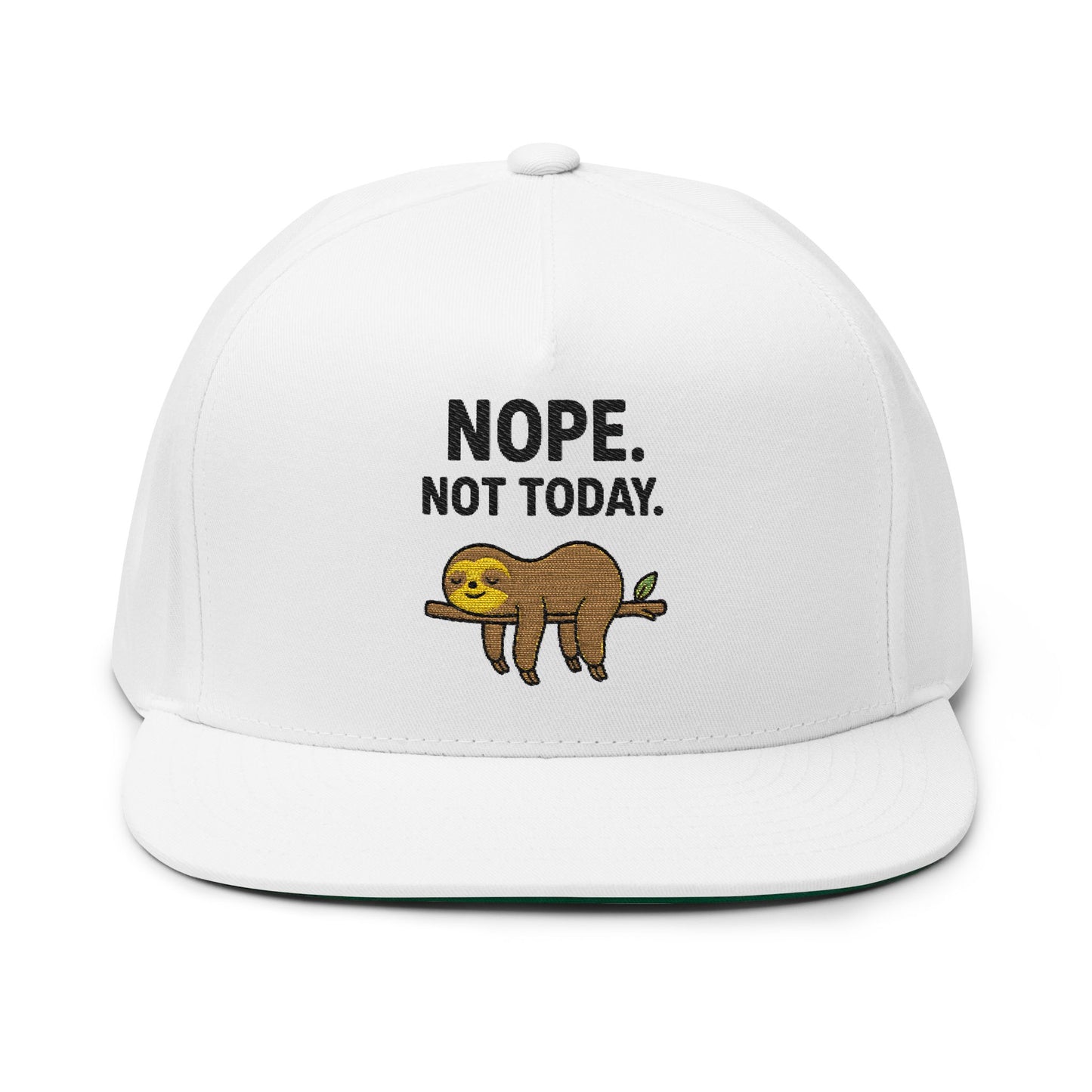 Nope. Not Today. Sloth Cap 🦥