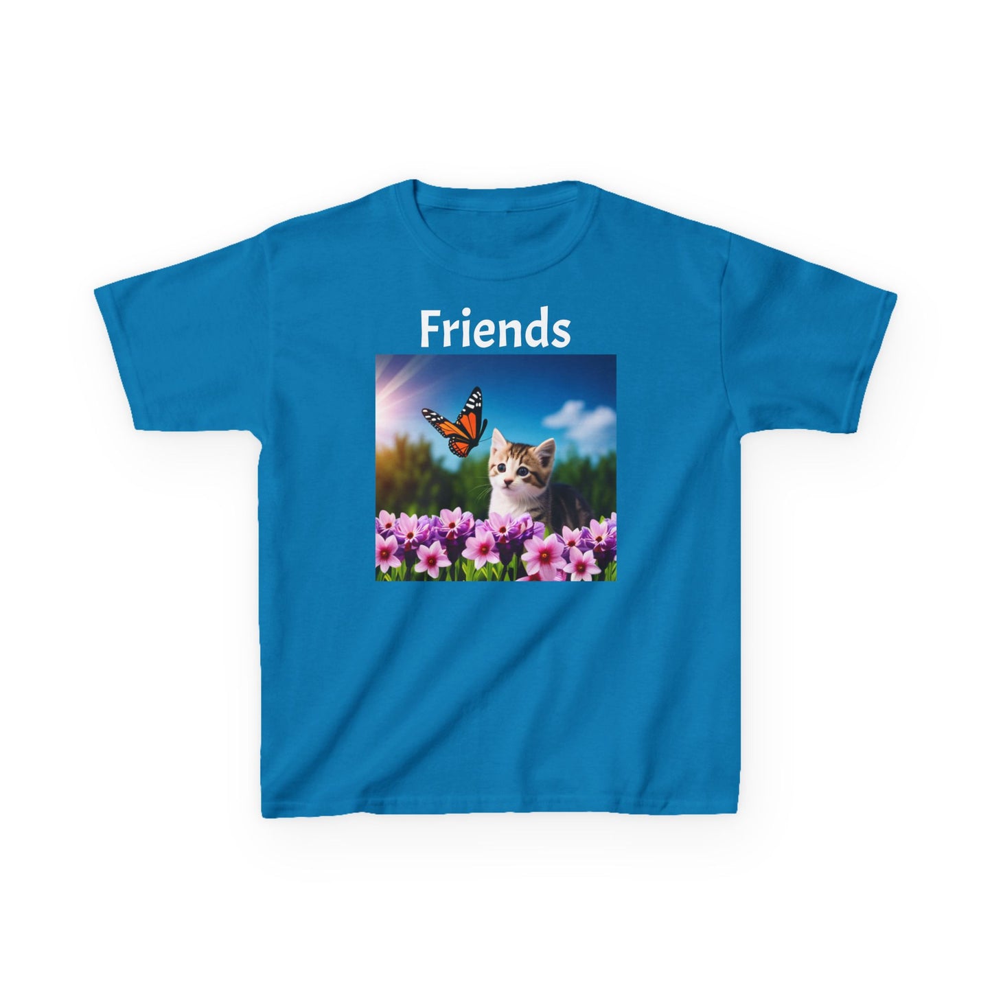 Kids Heavy Cotton™ Tee (Kitten/Friends)