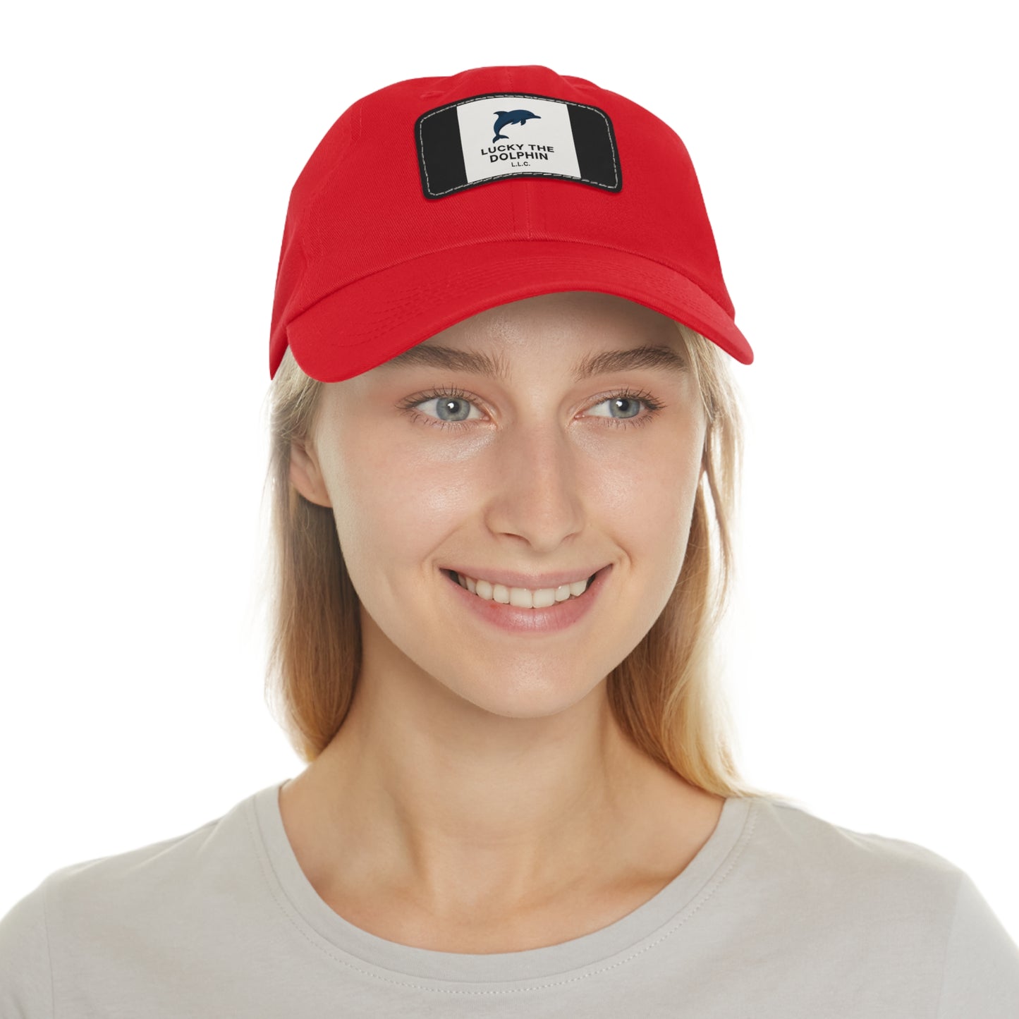 Lucky the Dolphin LLC Signature Logo Hat – Classic Comfort, Bold Style