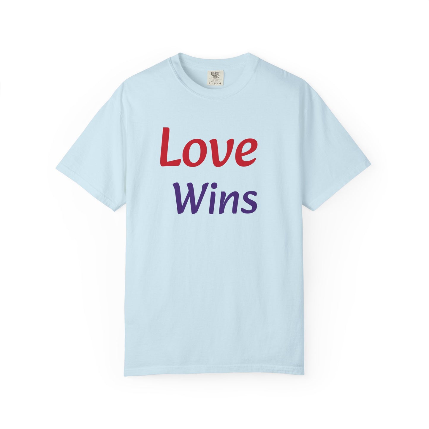 Unisex Garment-Dyed T-shirt (Love Wins)