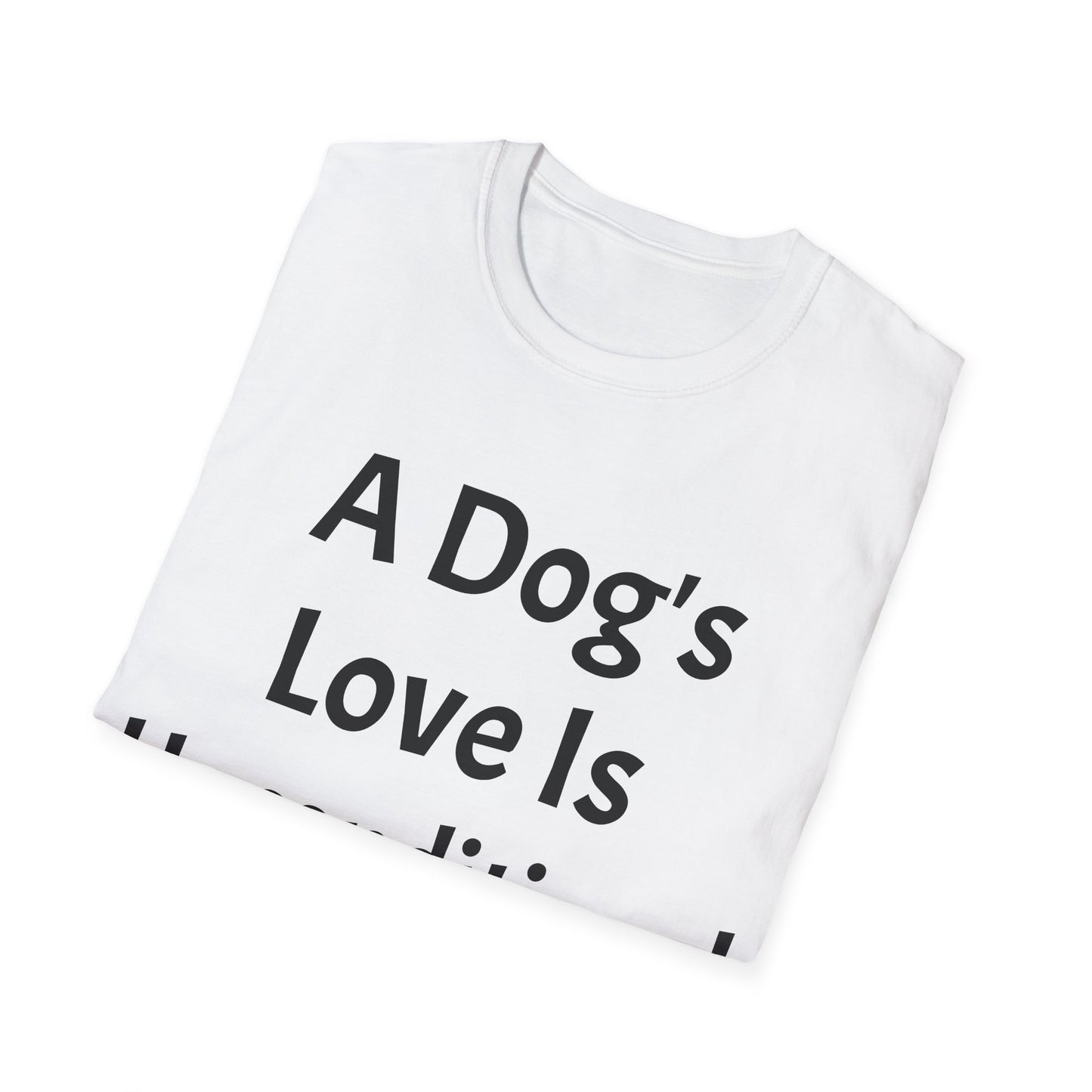 Unisex Softstyle T-Shirt (Dog's Love)
