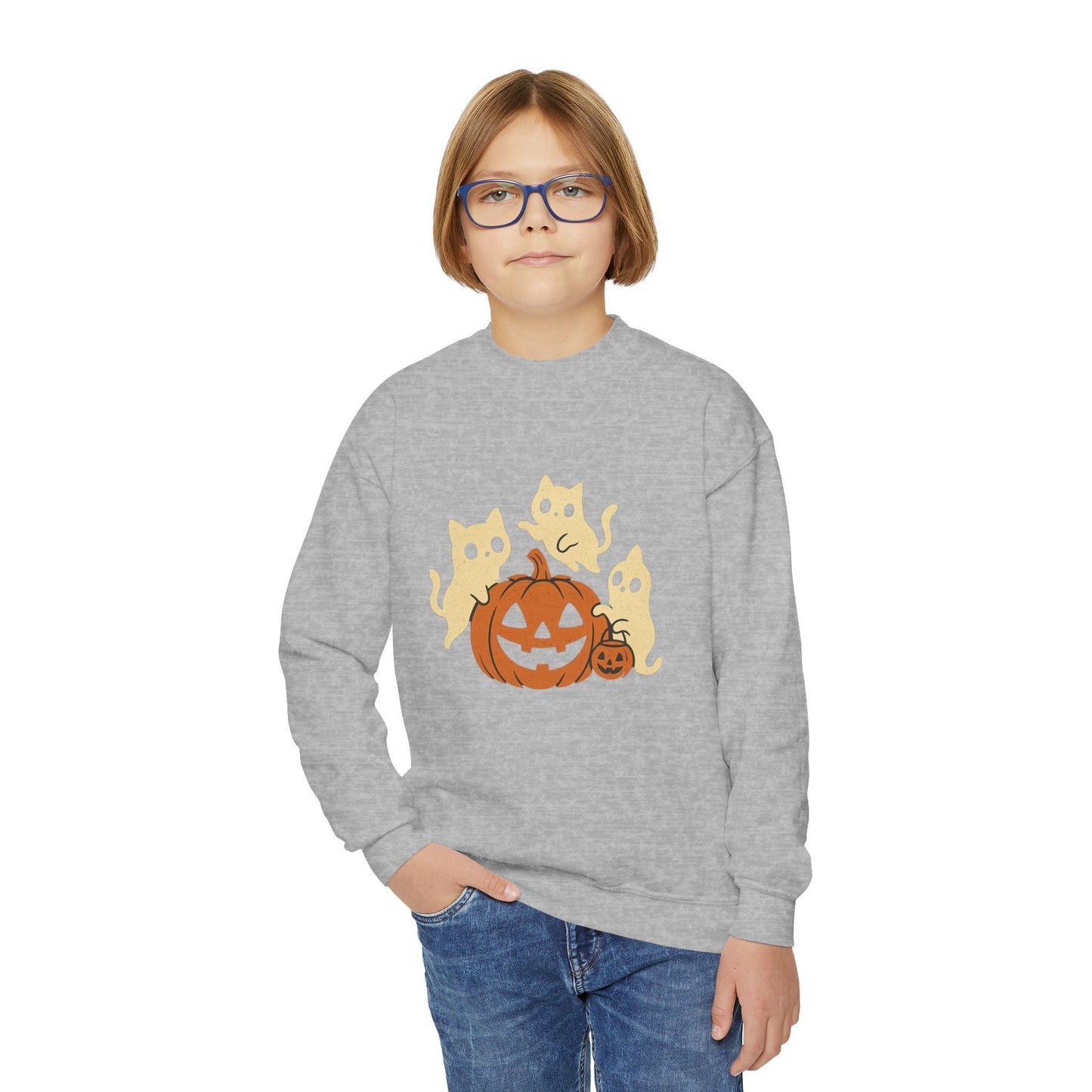 Haunted Kittens Youth Crewneck🐾👻