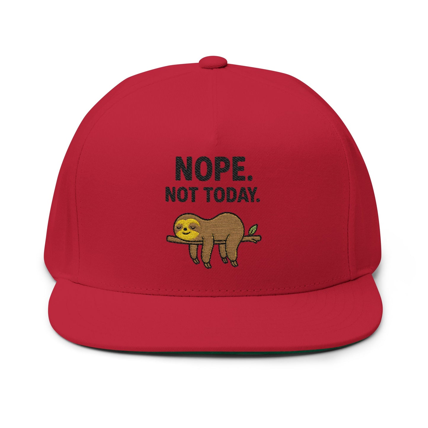 Nope. Not Today. Sloth Cap 🦥