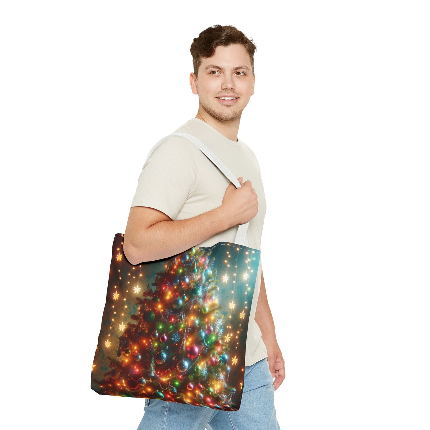 Tote Bag (AOP) (Tree w/Lights)