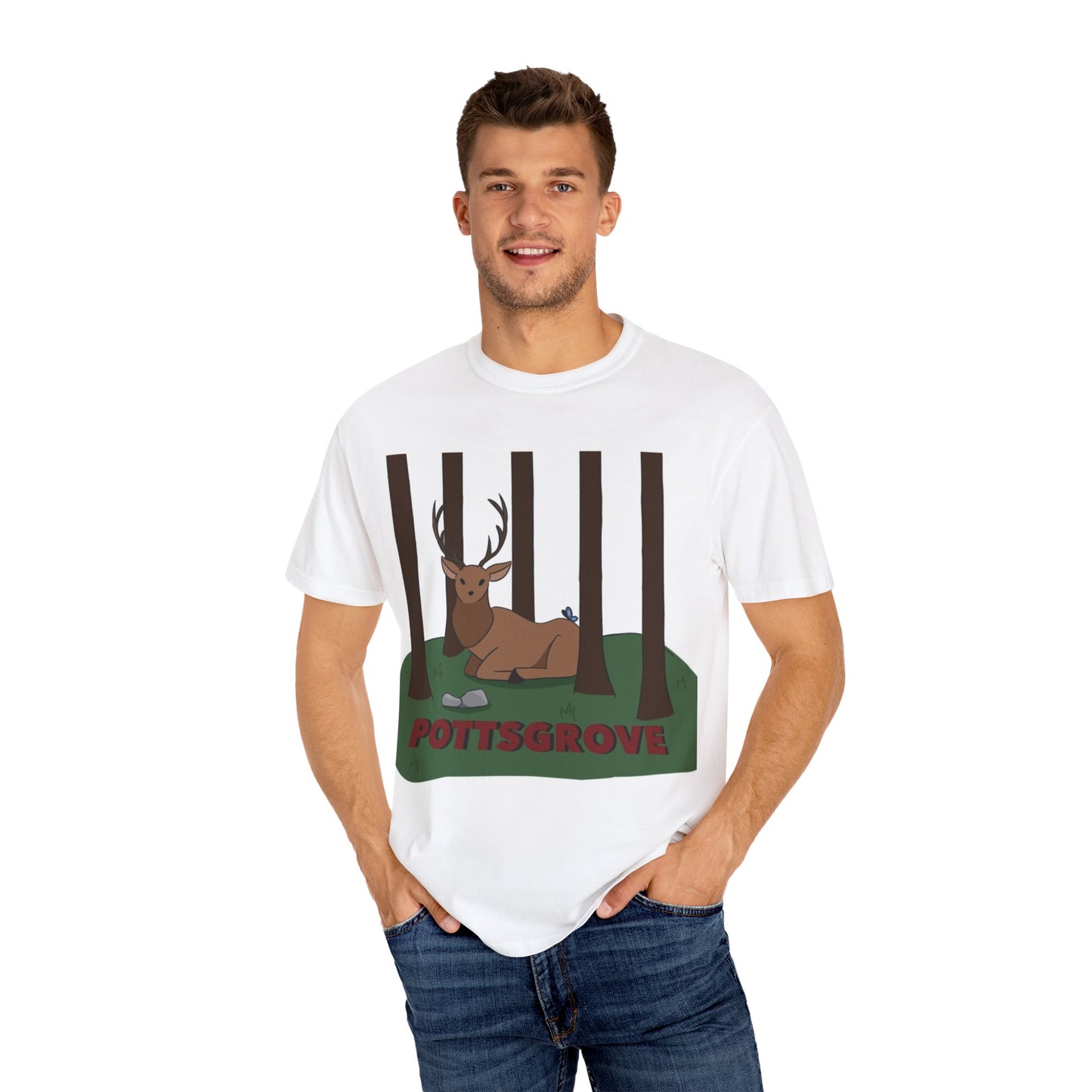 Pottsgrove Forest Scene Unisex T-Shirt - Nature Lovers Tee