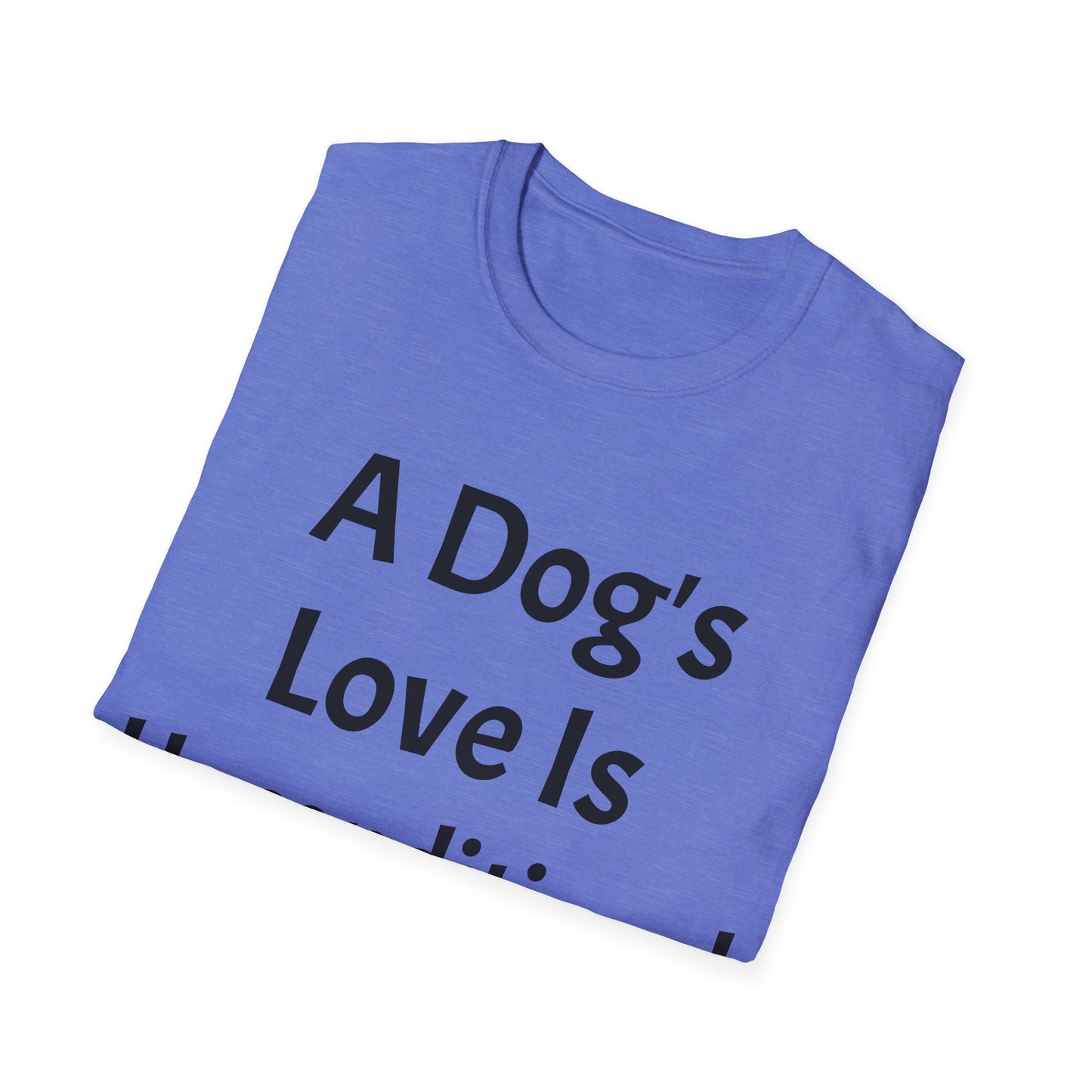 Unisex Softstyle T-Shirt (Dog's Love)