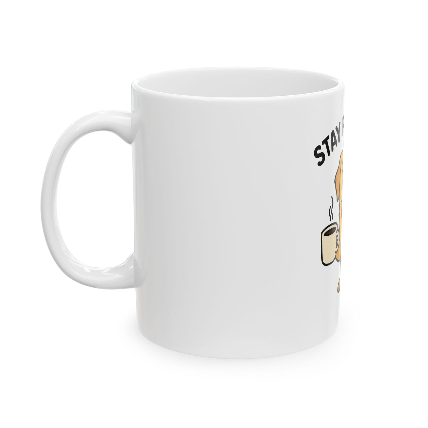 Stay Pawsitive Dog Mug🐶☕