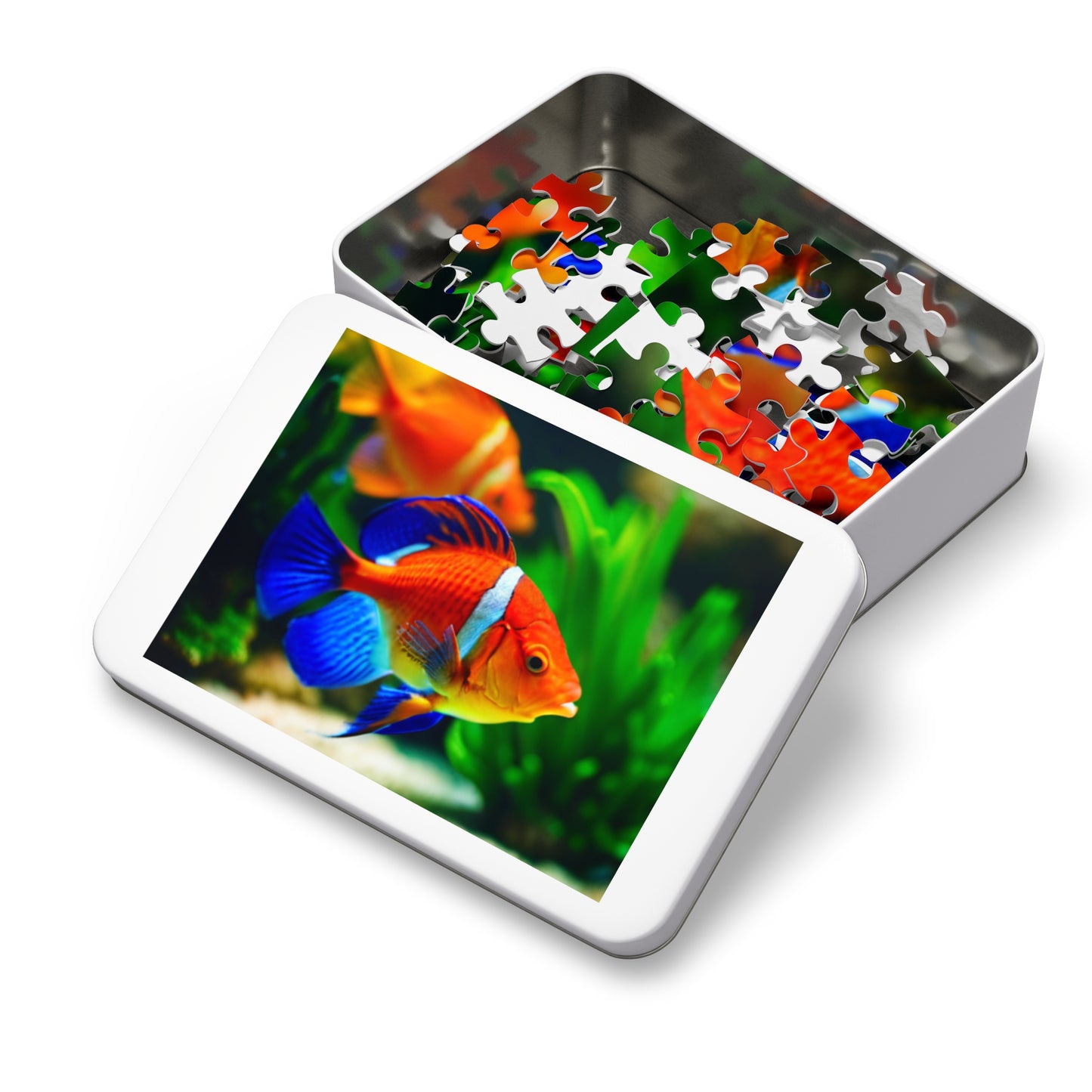 Jigsaw Puzzle (30, 110, 252, 500, and 1000-Piece) (Orange Fish)