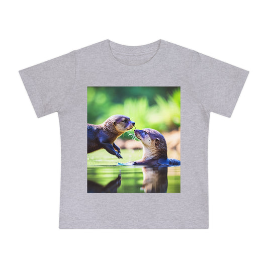 Baby Short Sleeve T-Shirt (River Otter)
