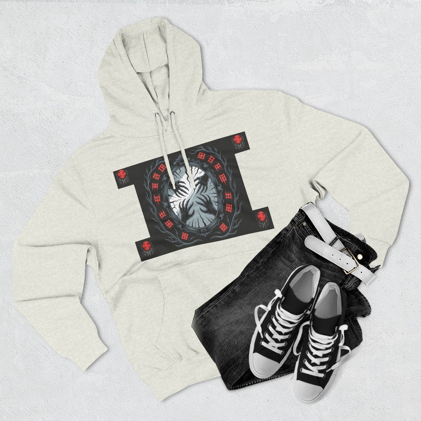 Bloodmoon Haunt — Horror Poem Hoodie