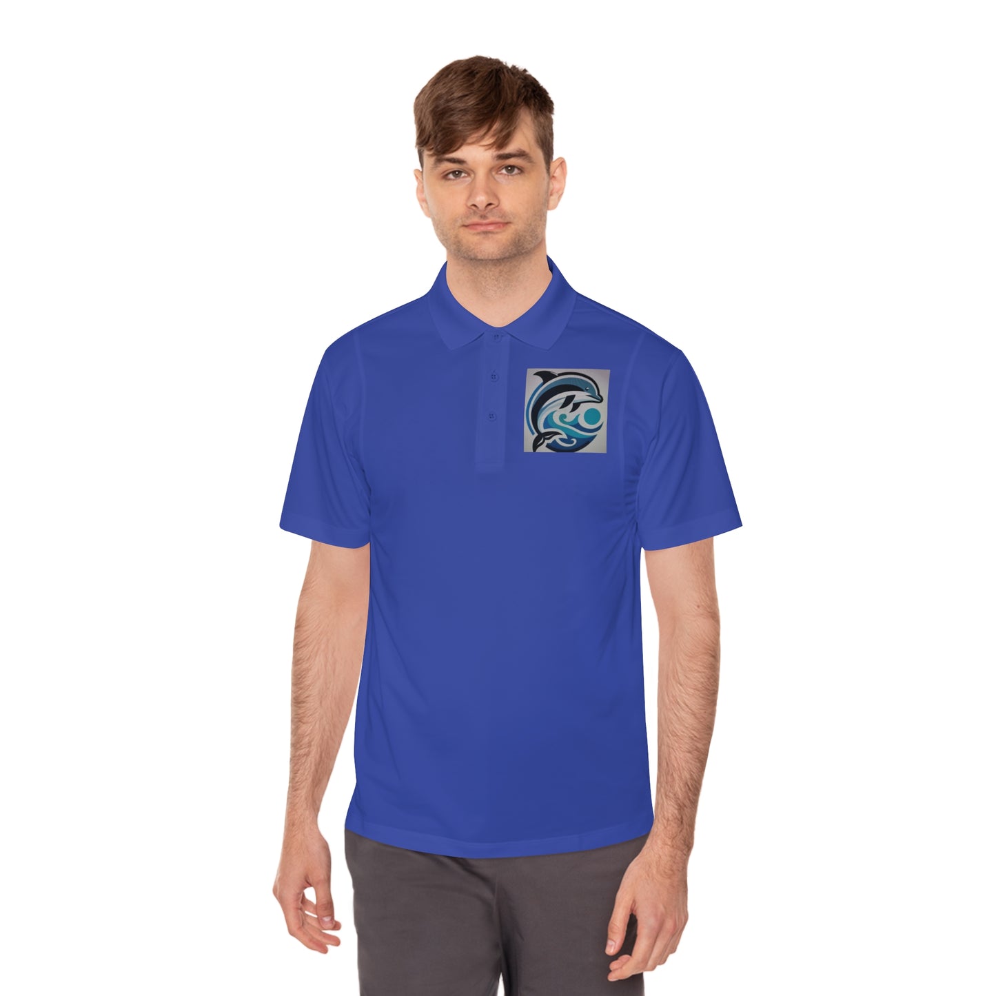 Men's Sport Polo Shirt (Dolphin)