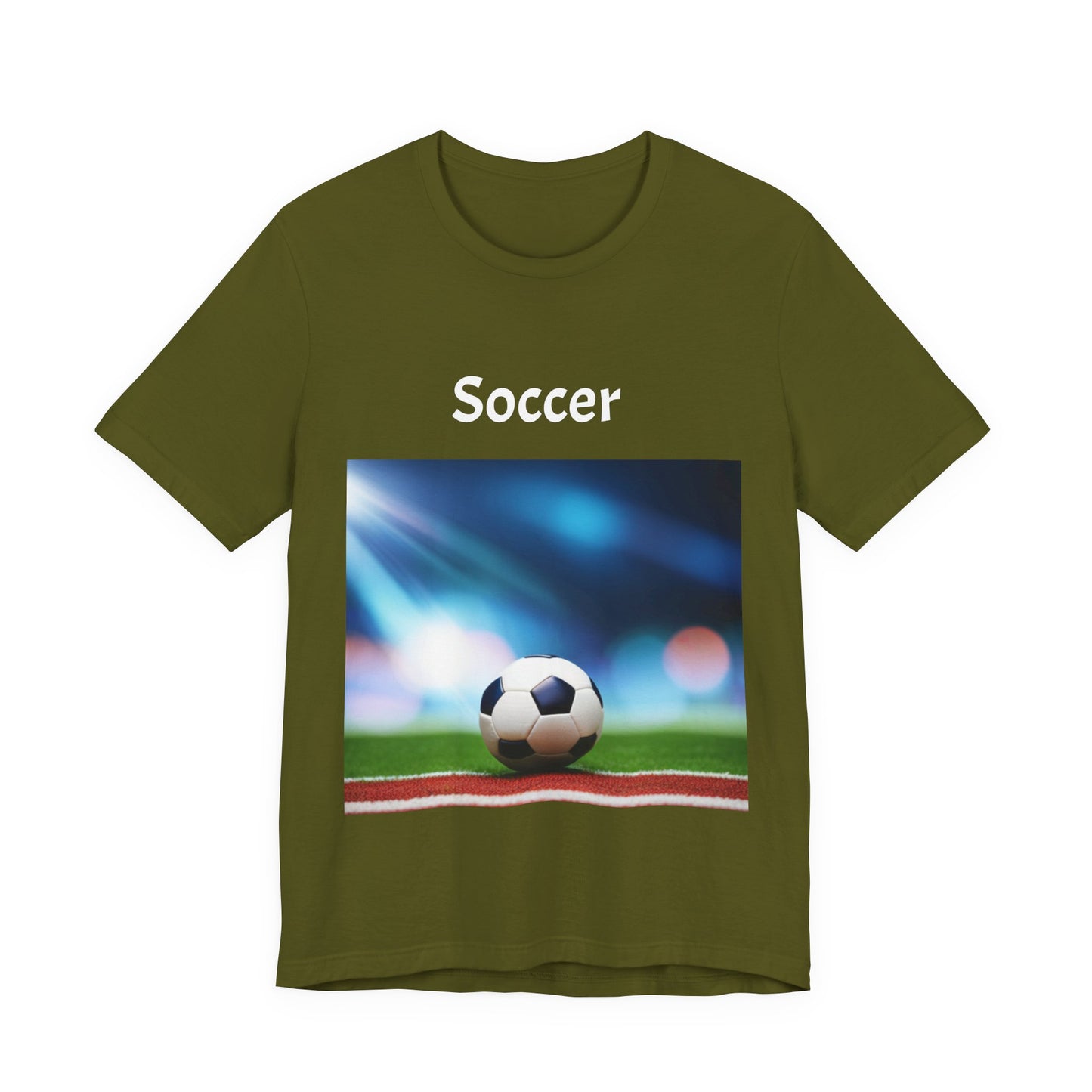 Unisex Jersey Short Sleeve Tee (Soccer Ball)