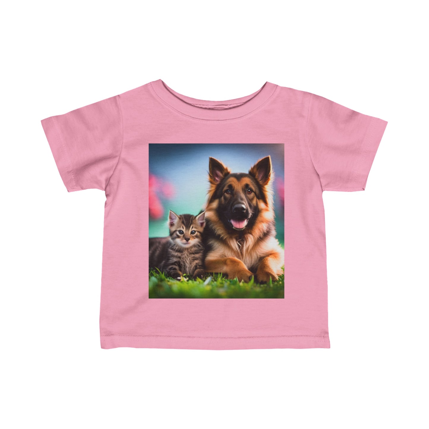 Infant Fine Jersey Tee (German Shephard)