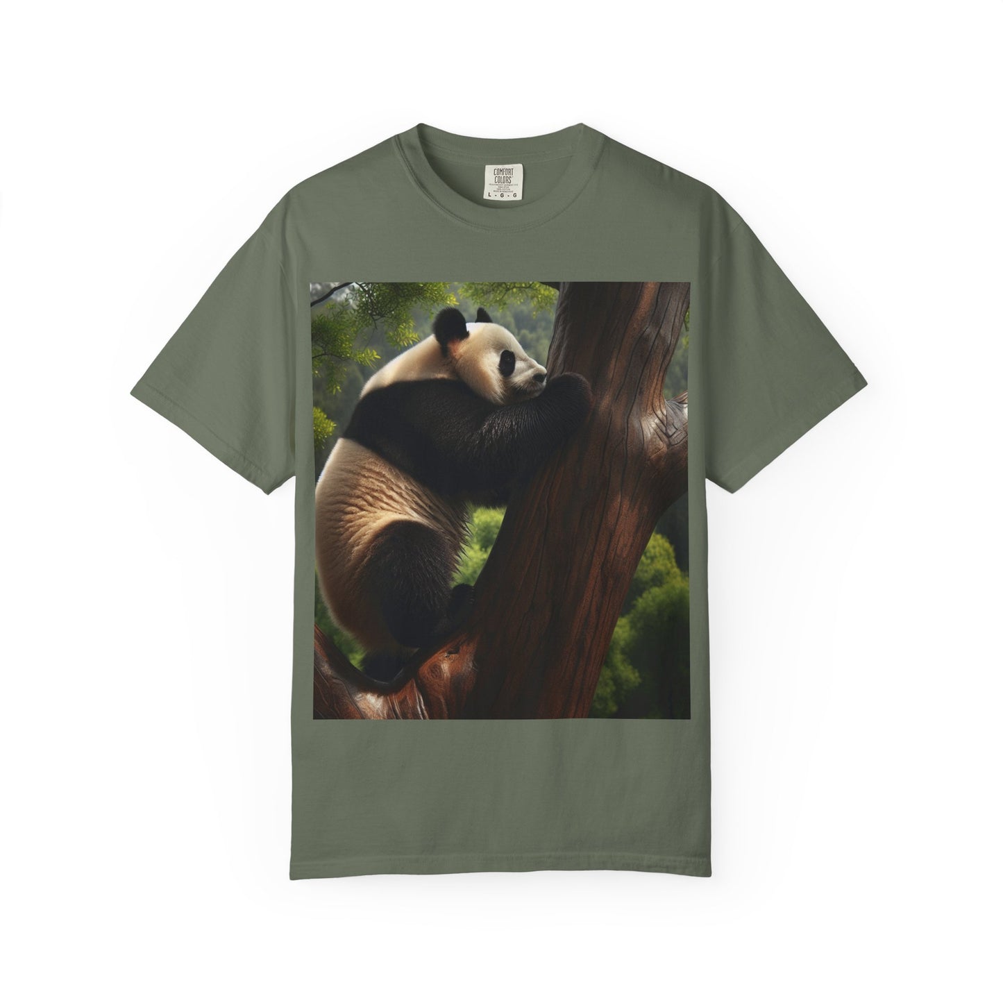 Unisex Panda Climbing T-Shirt - Nature Lover Gift