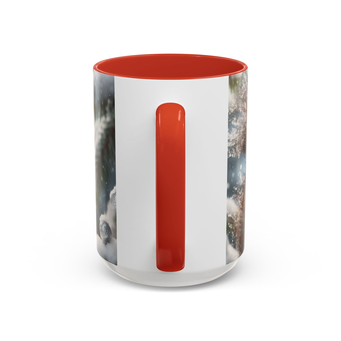 Accent Coffee Mug (11, 15oz) (Santa Squirrel)